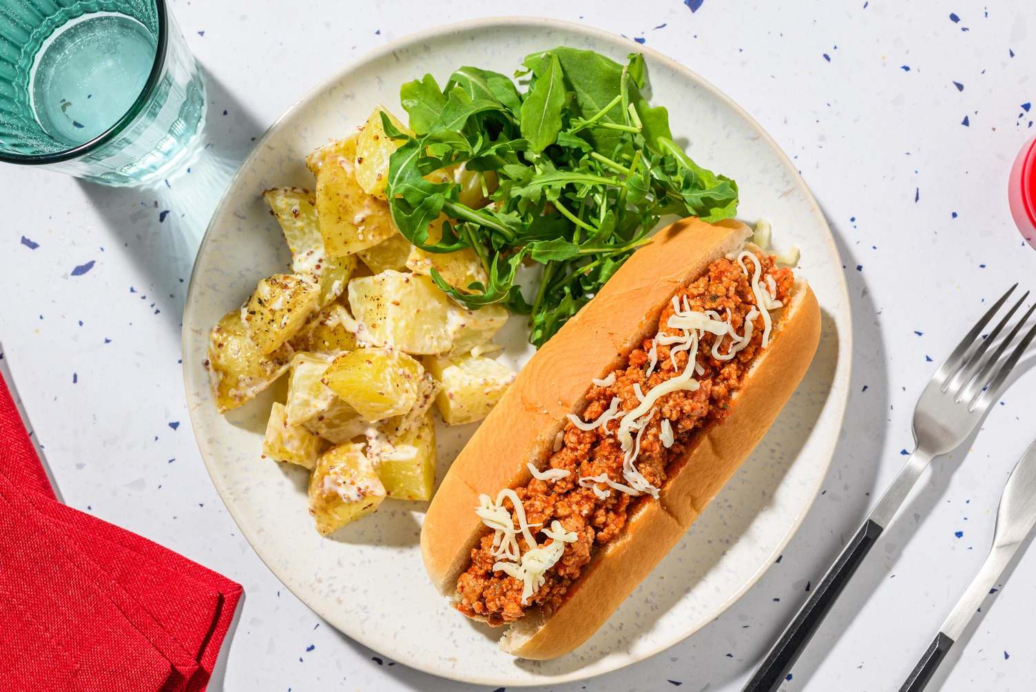 Mexican Style Spiced Beef Loaded Buns