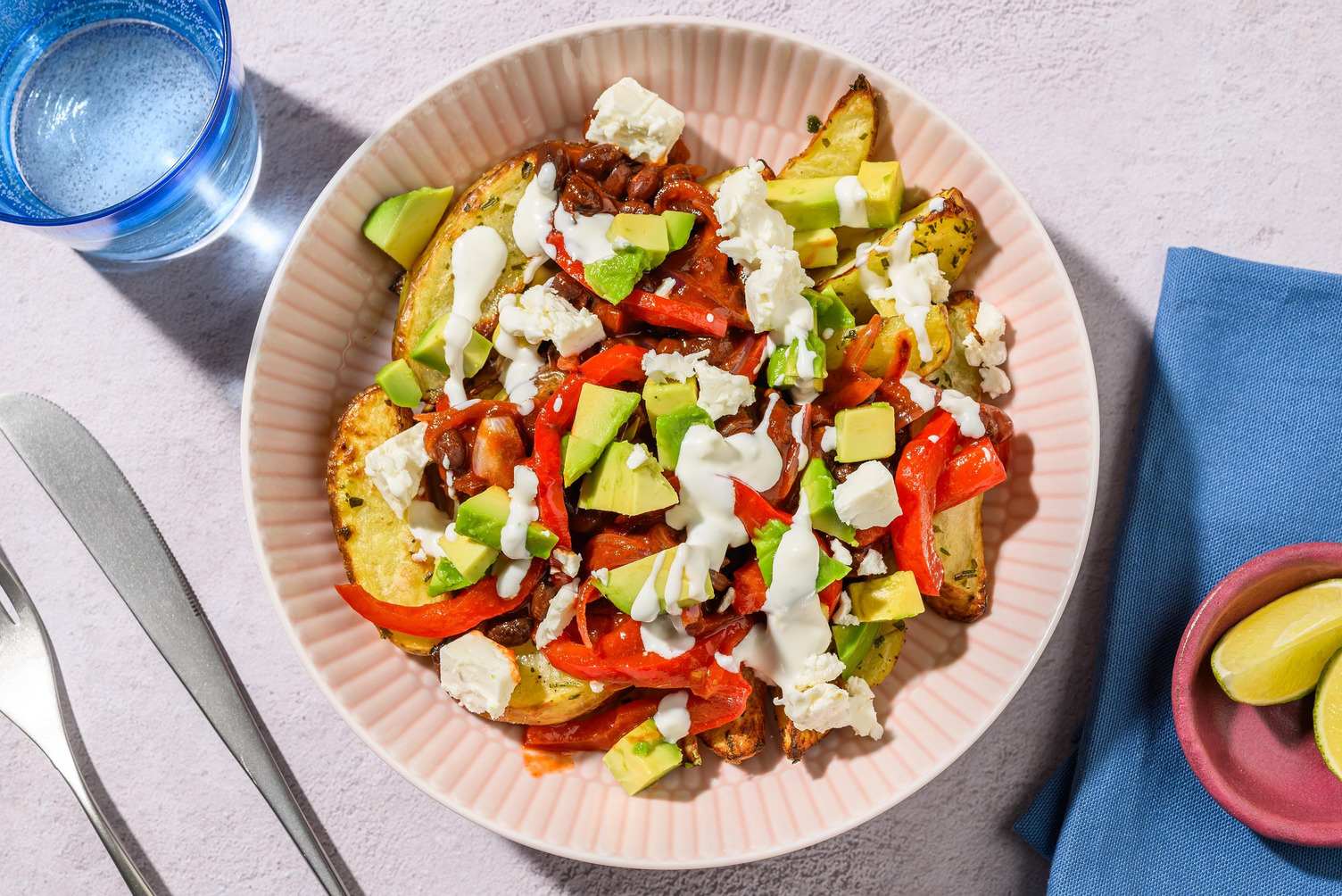 Smoky Bean Loaded Wedges