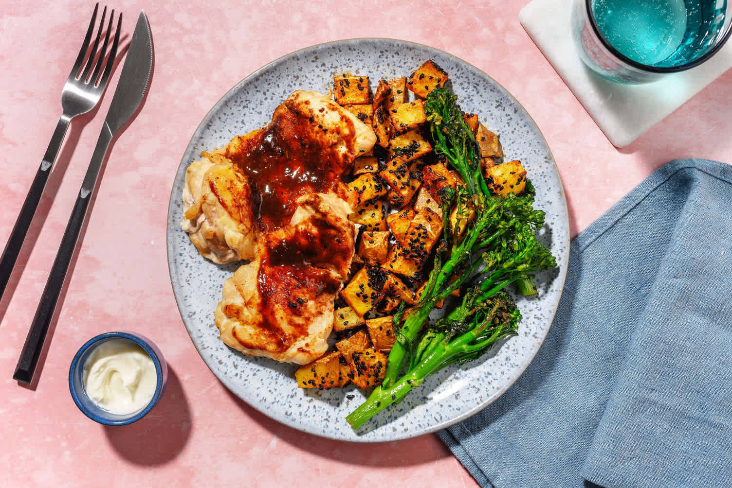 Hoisin Chicken Thigh Traybake