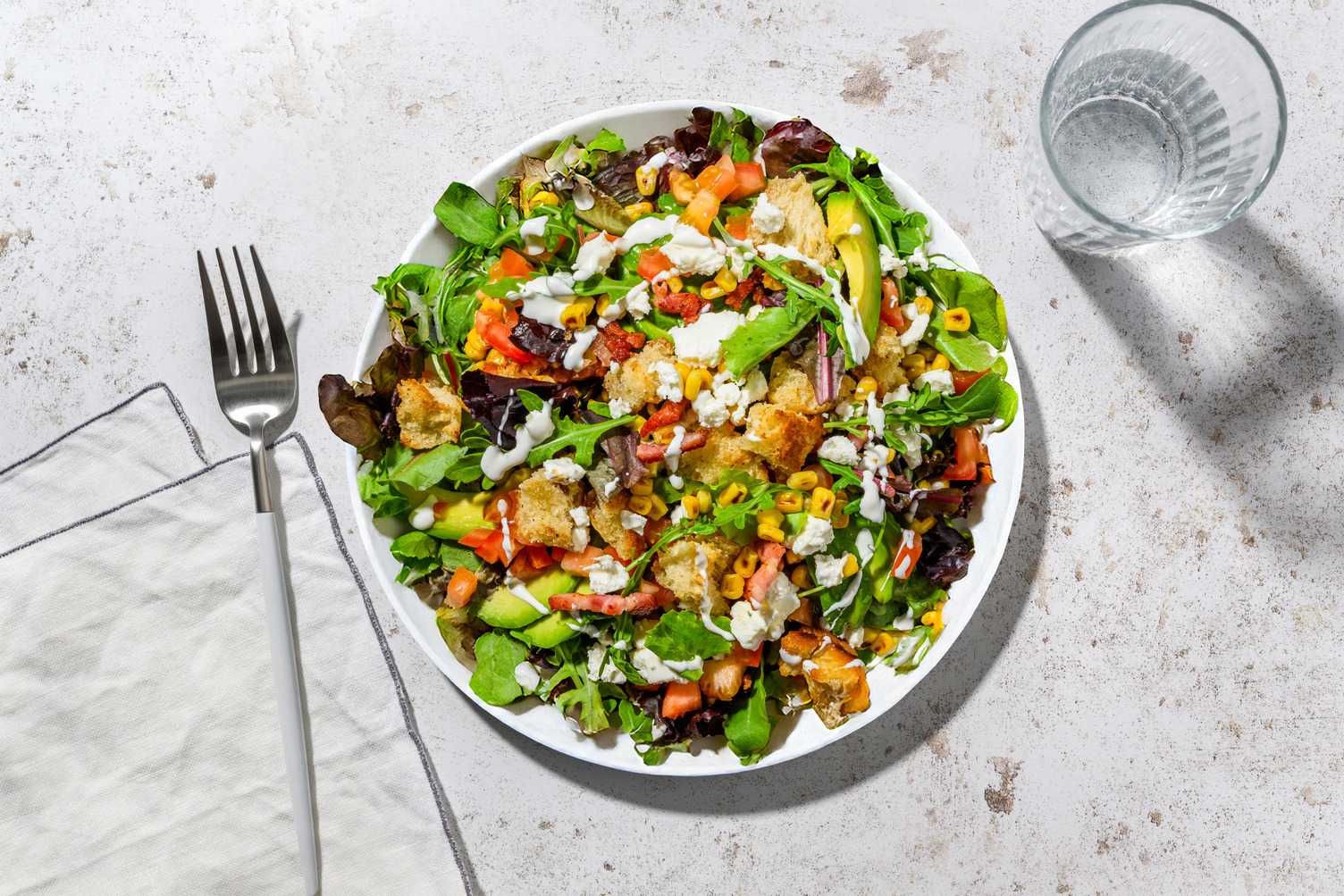 Californian Style Bacon & Avocado Sunshine Salad