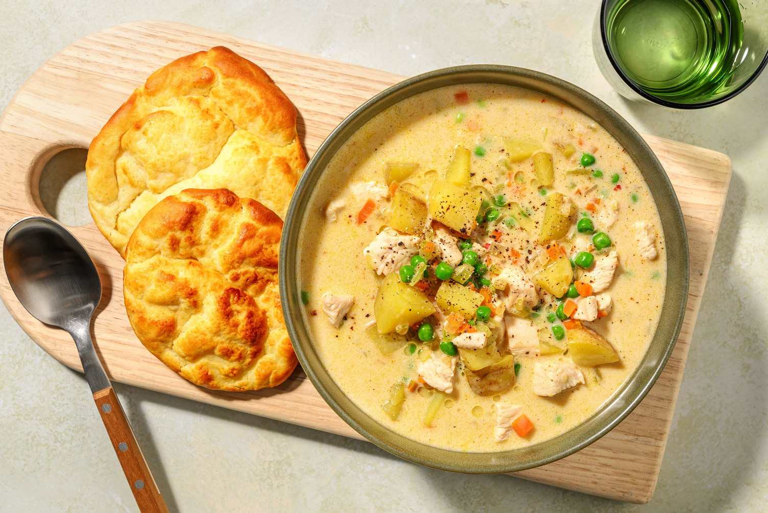 Chaudrée façon pâté au poulet