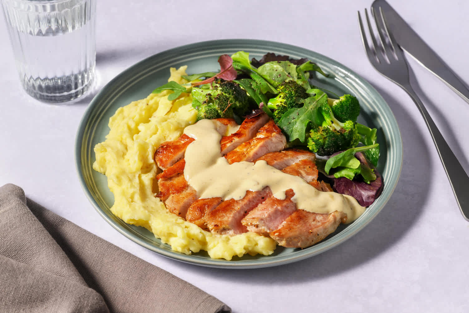 Creamy Mustard Pork Steak