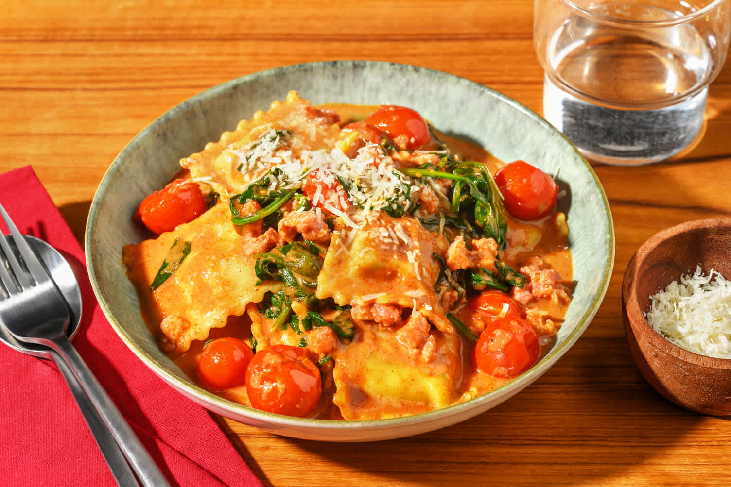 Rustic Bacon & Pumpkin Ravioloni