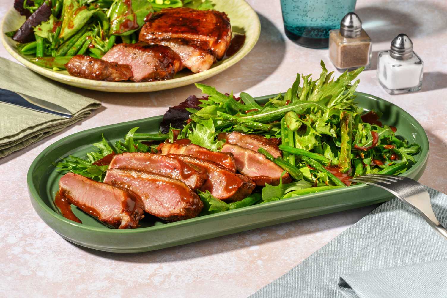 Miso-Glazed Beef Rump & Green Bean Salad