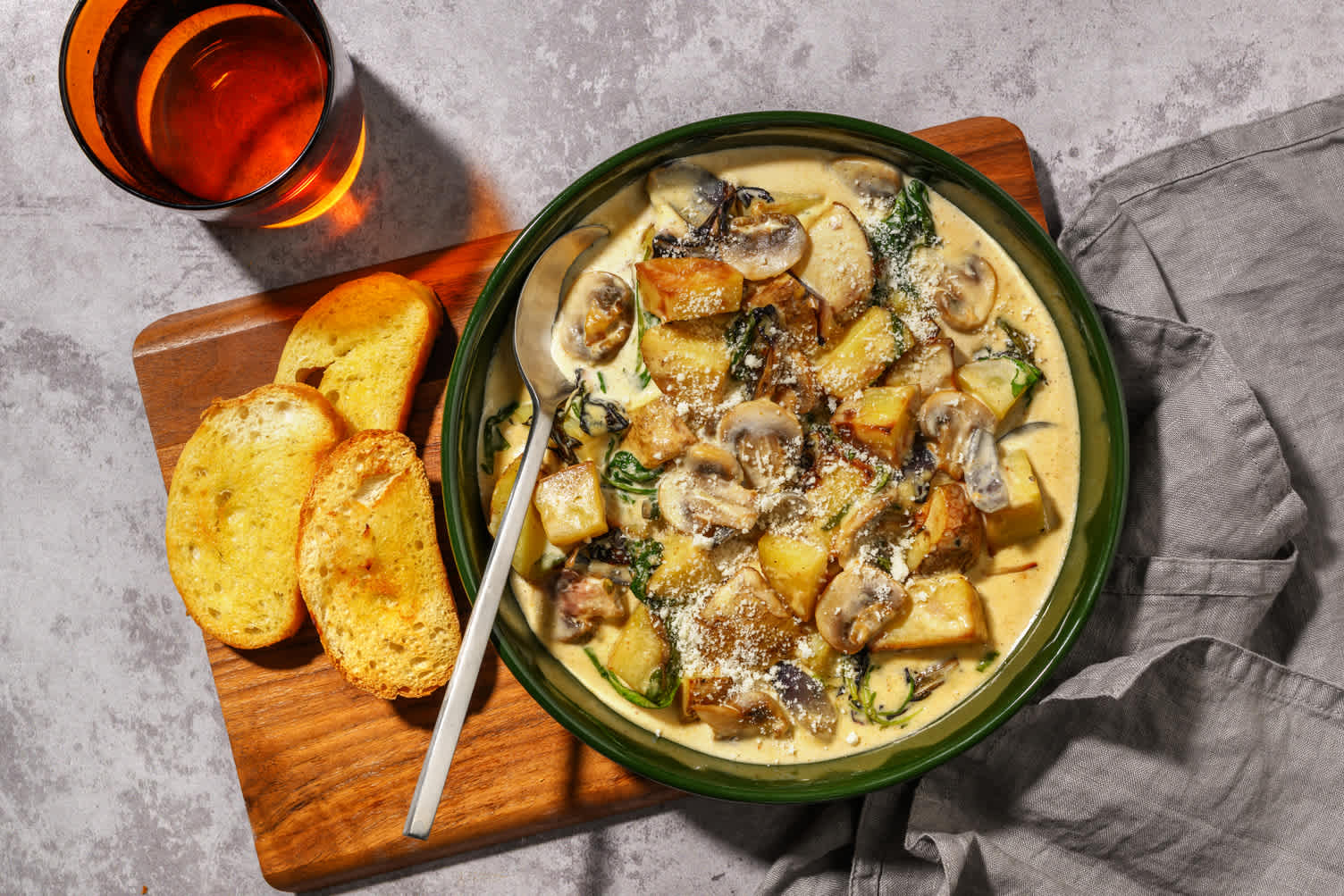 Creamy Mushroom & Potato Soup