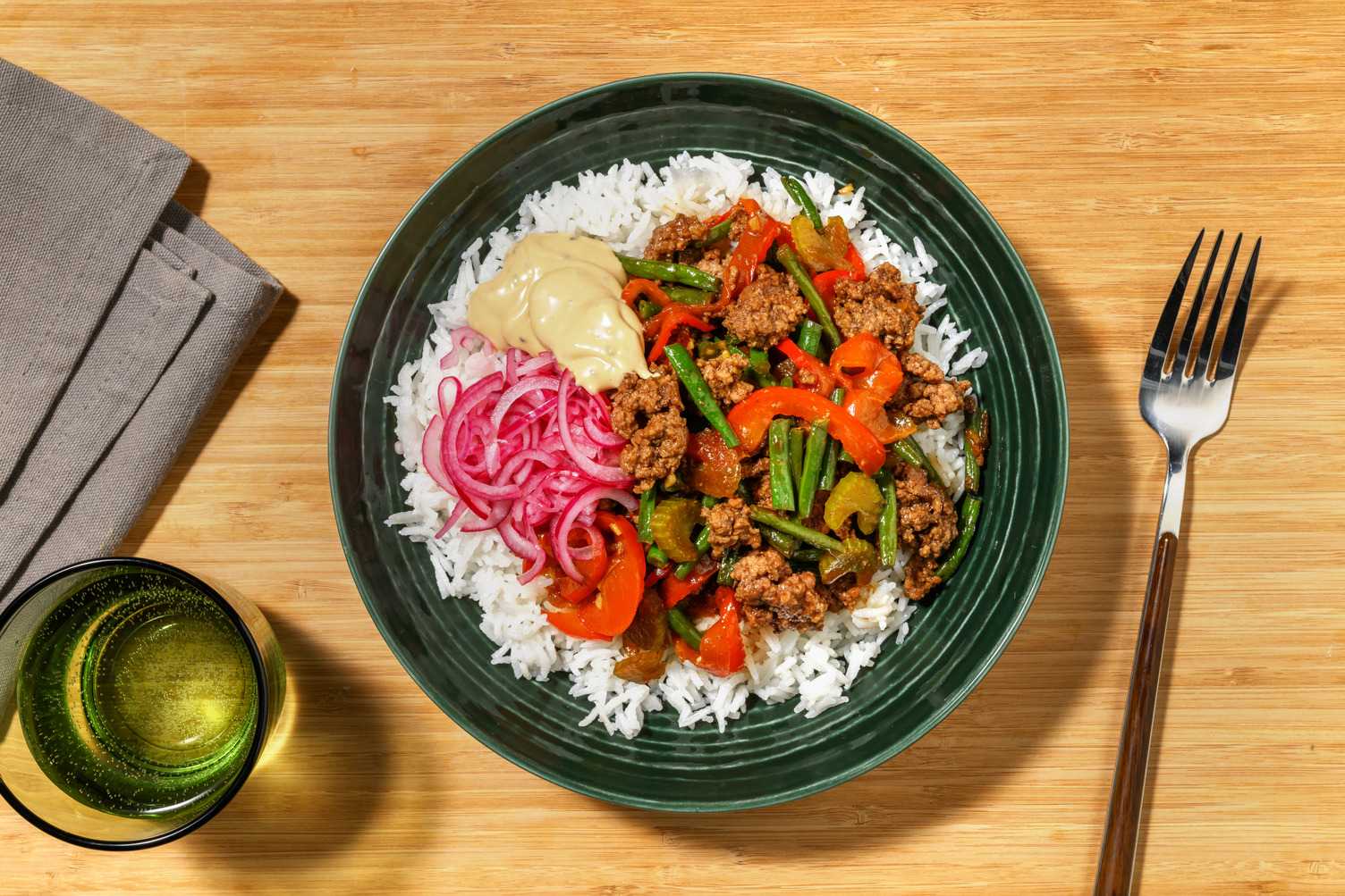 Quick Japanese-Style Beef & Veggie Bowl