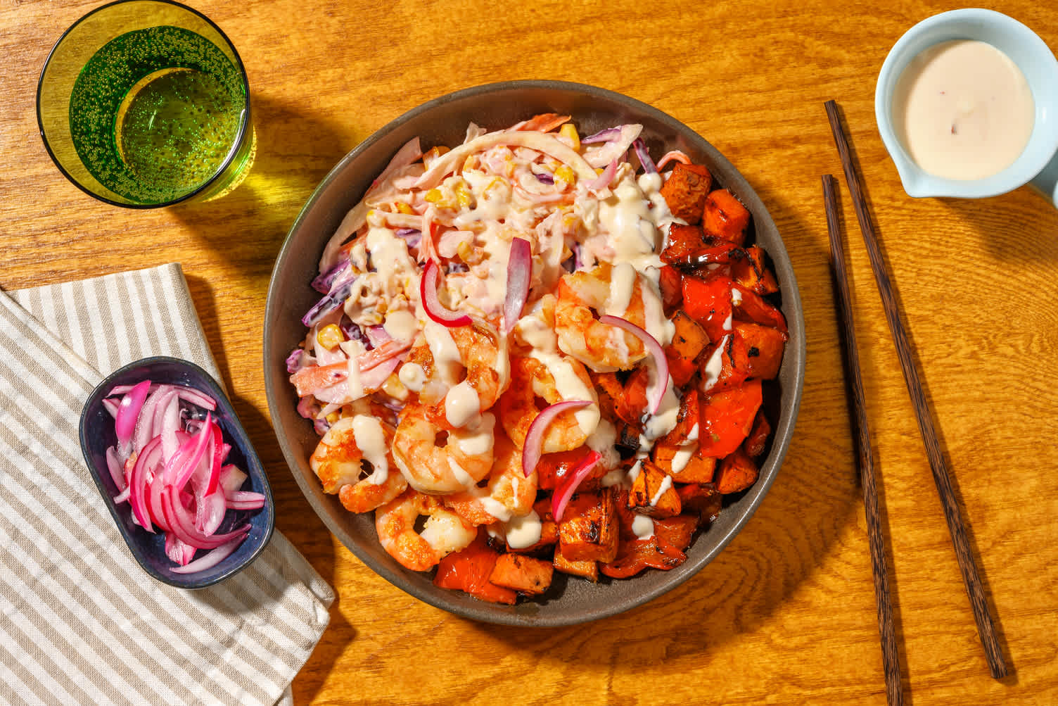 Caribbean-Style Prawn Bowl