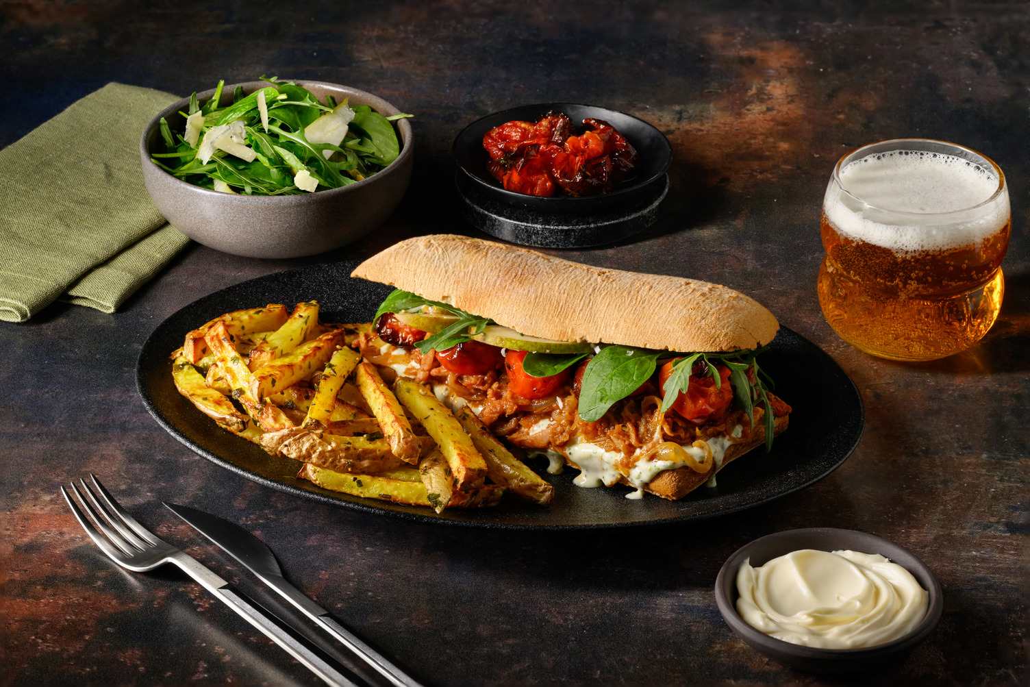Pulled Pork & Roast Cherry Tomato Sub