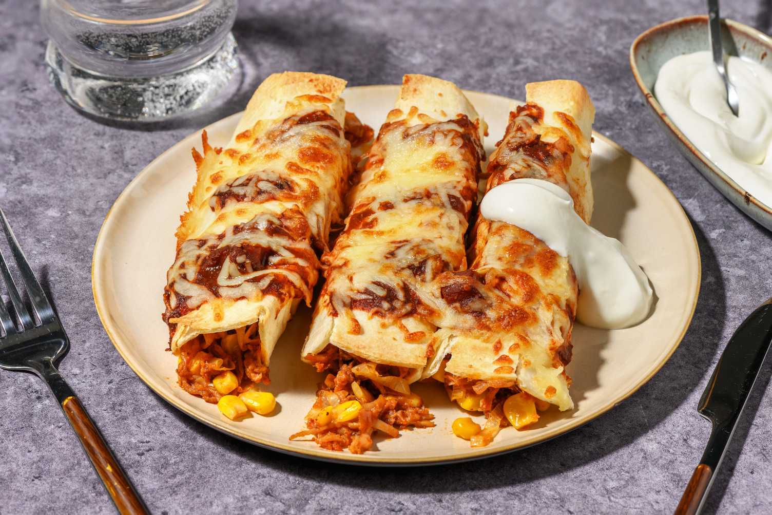 Tex-Mex Pulled Pork Enchiladas