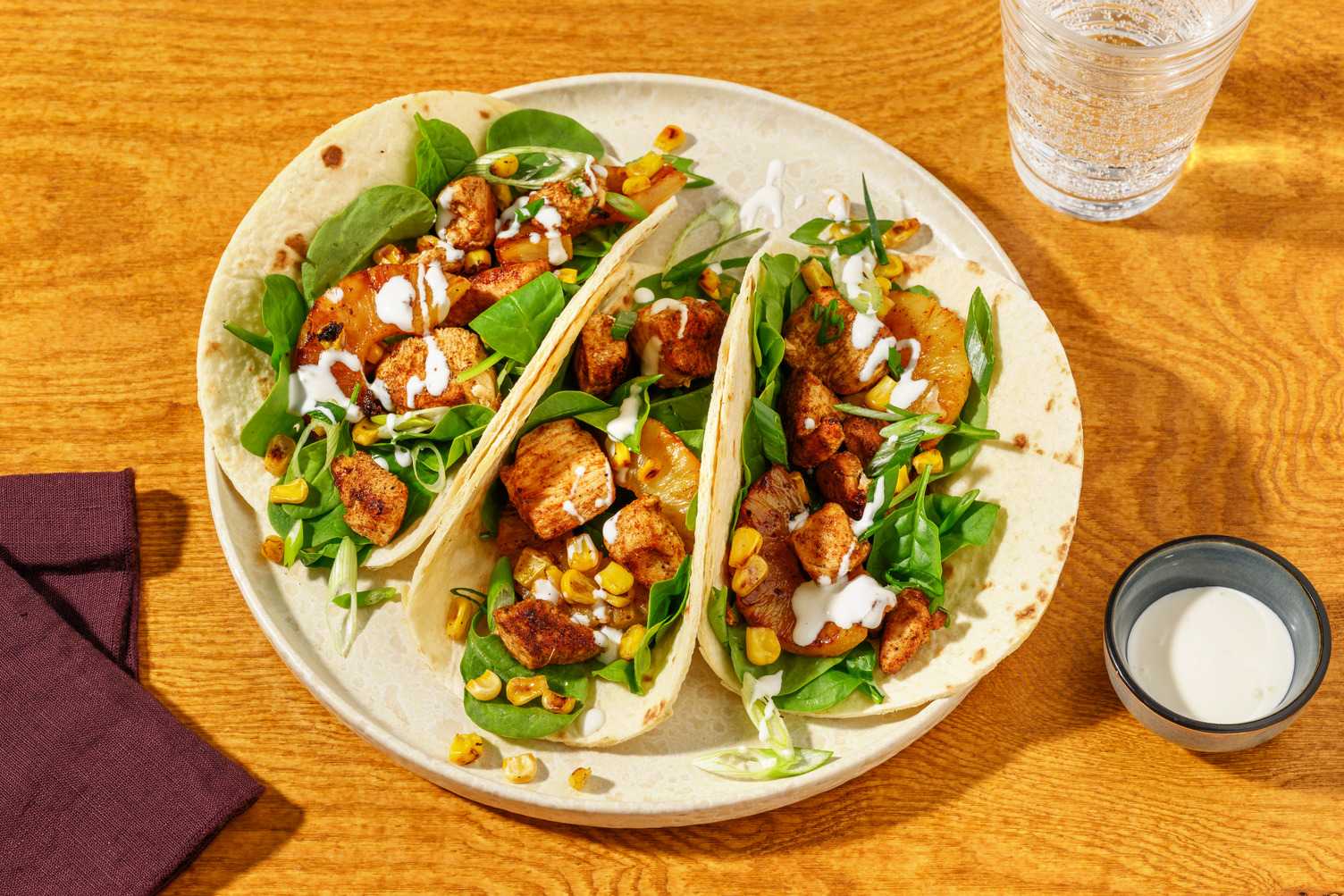 Fast Caribbean-Spiced Chicken Tacos