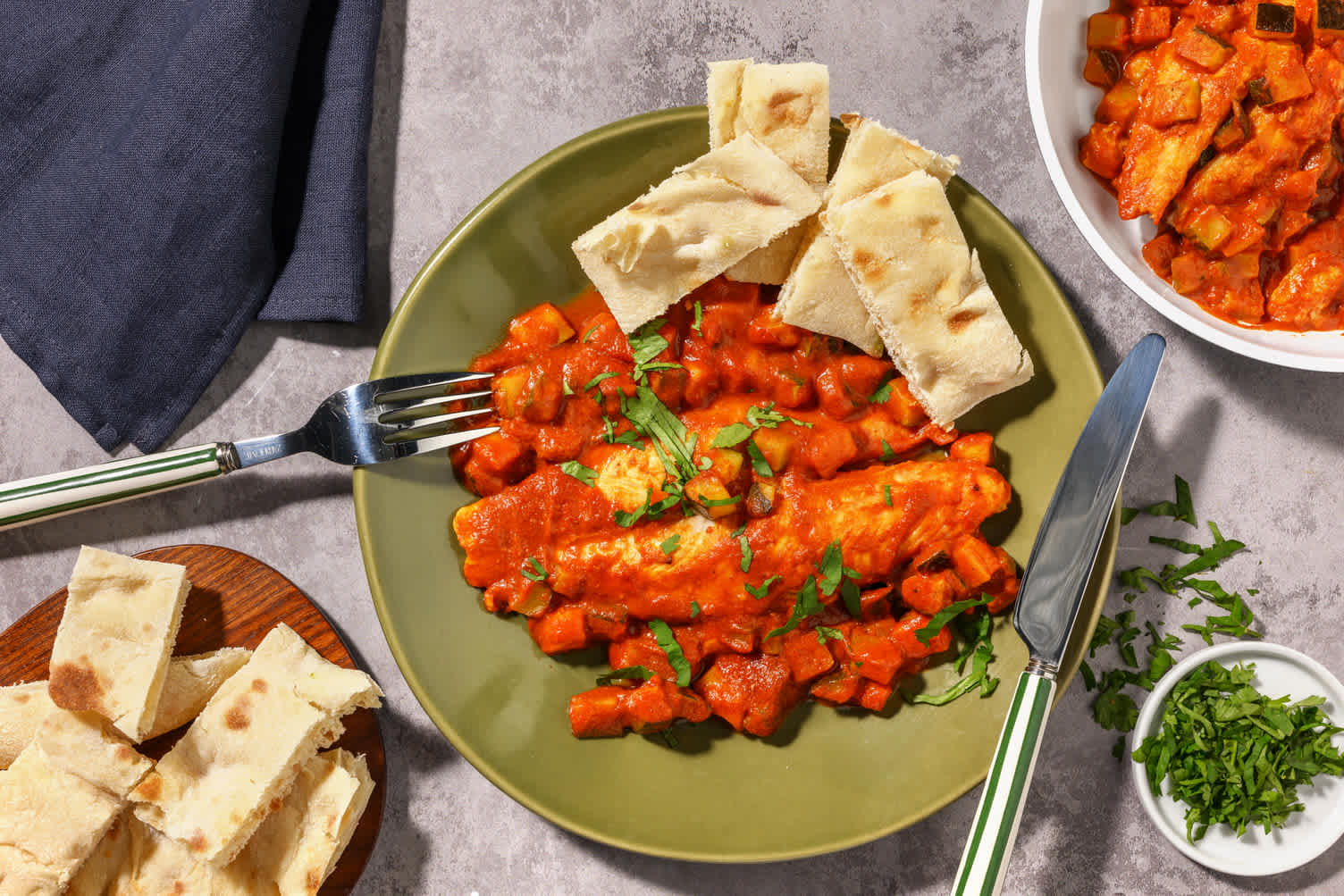 Pesce in umido alle spezie tandoori
