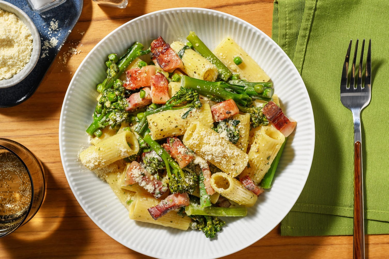 Presto Bacon Pesto Pasta
