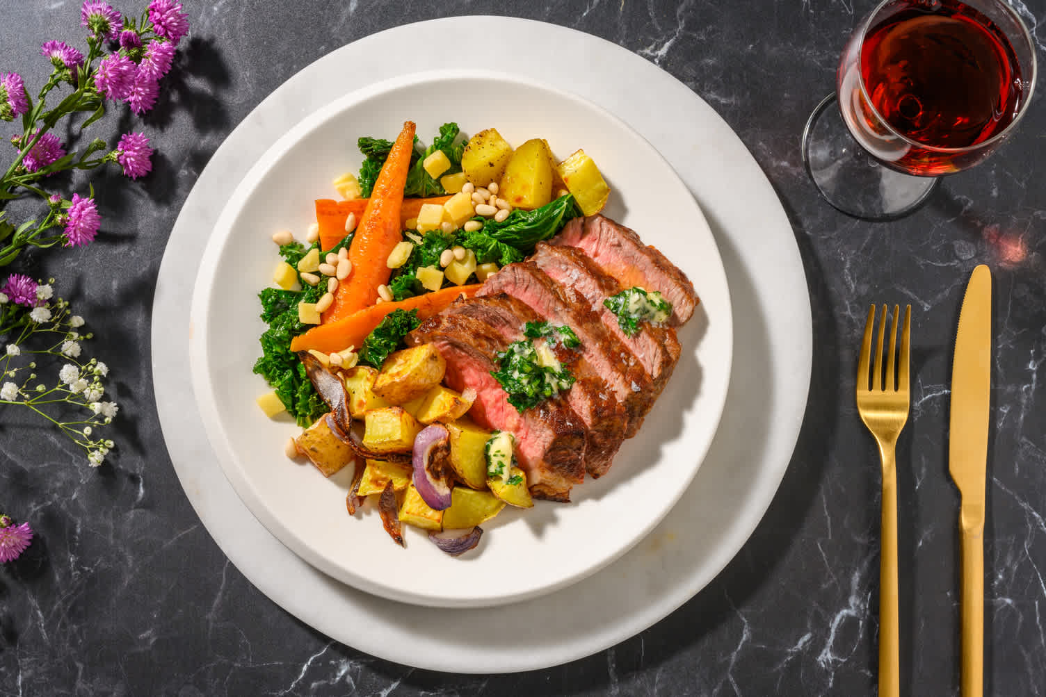 Roast Beef Sirloin & Truffle Roast Veg