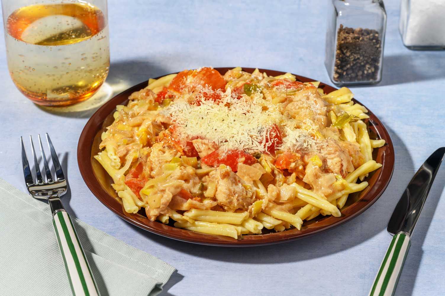 Casarecce crémeuses à la dinde & poireau