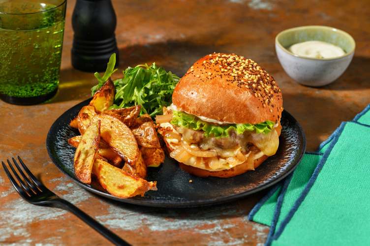 Le Stadium Burger : bœuf & cantal AOP