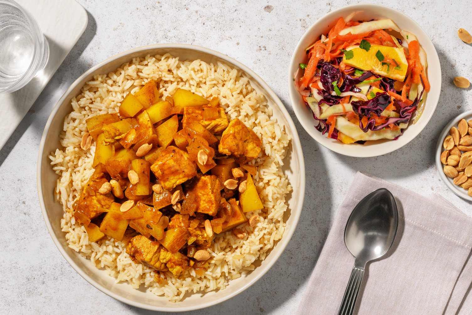 Curry de porc parfumé à la birmane