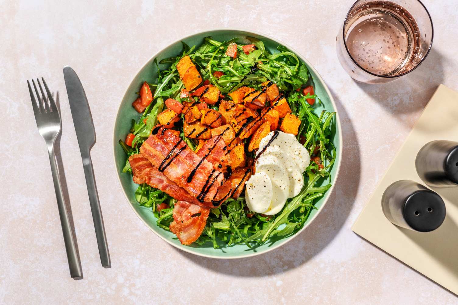 Bacon and Mozzarella Salad