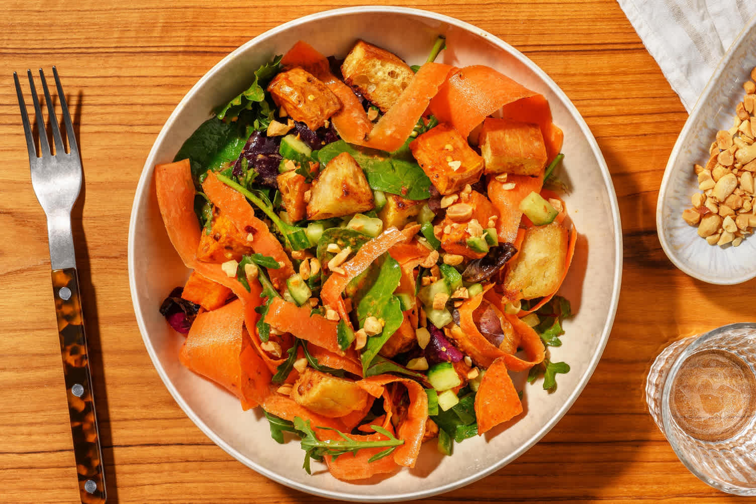 Thai Style Peanut and Sweet Potato Salad