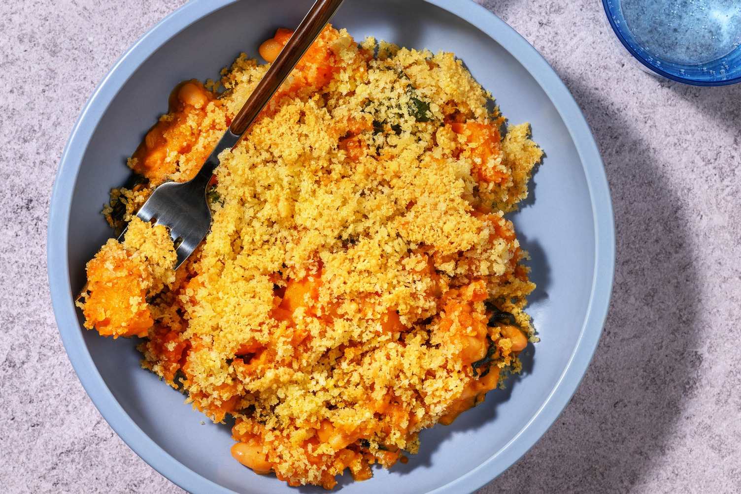 Creamy Harissa Butternut and Butter Bean Gratin