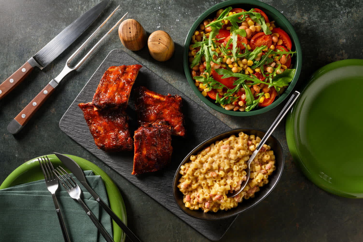 Texas BBQ Inspired Glazed Pork Rib Rack