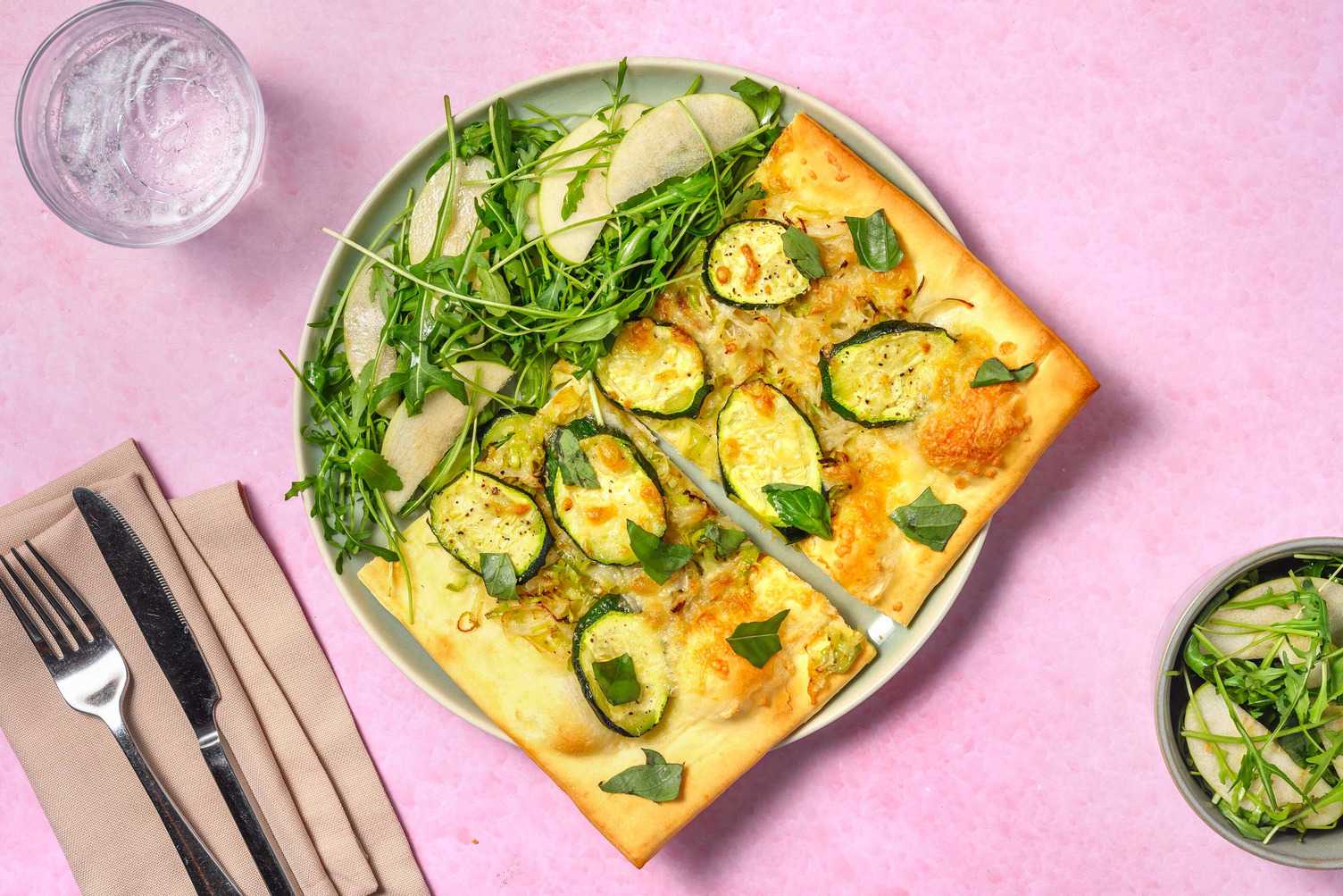 Vegetarisk tarte flambée