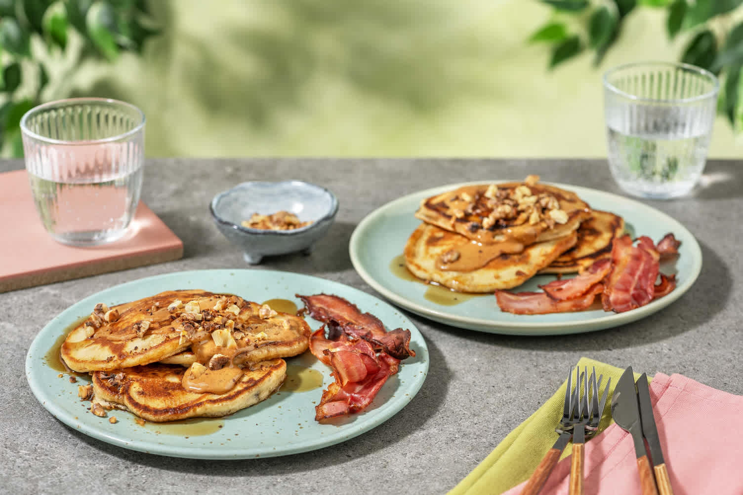 Banana Chocolate Chip Pancakes