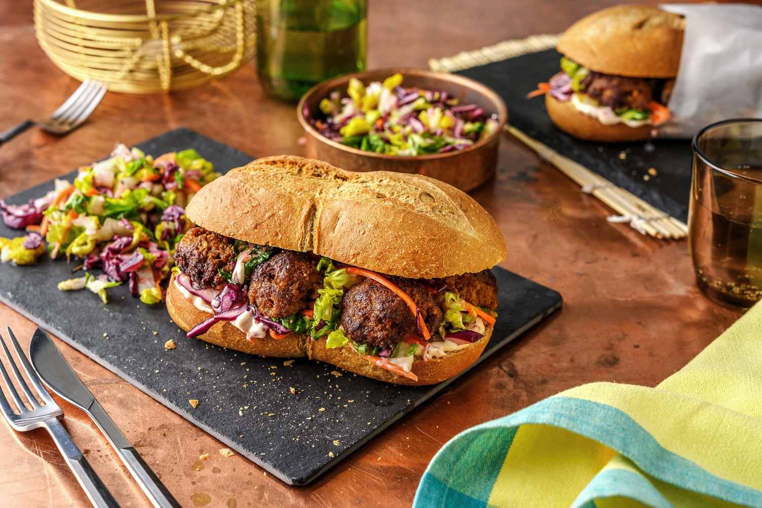 Bánh mì met gehaktballetjes