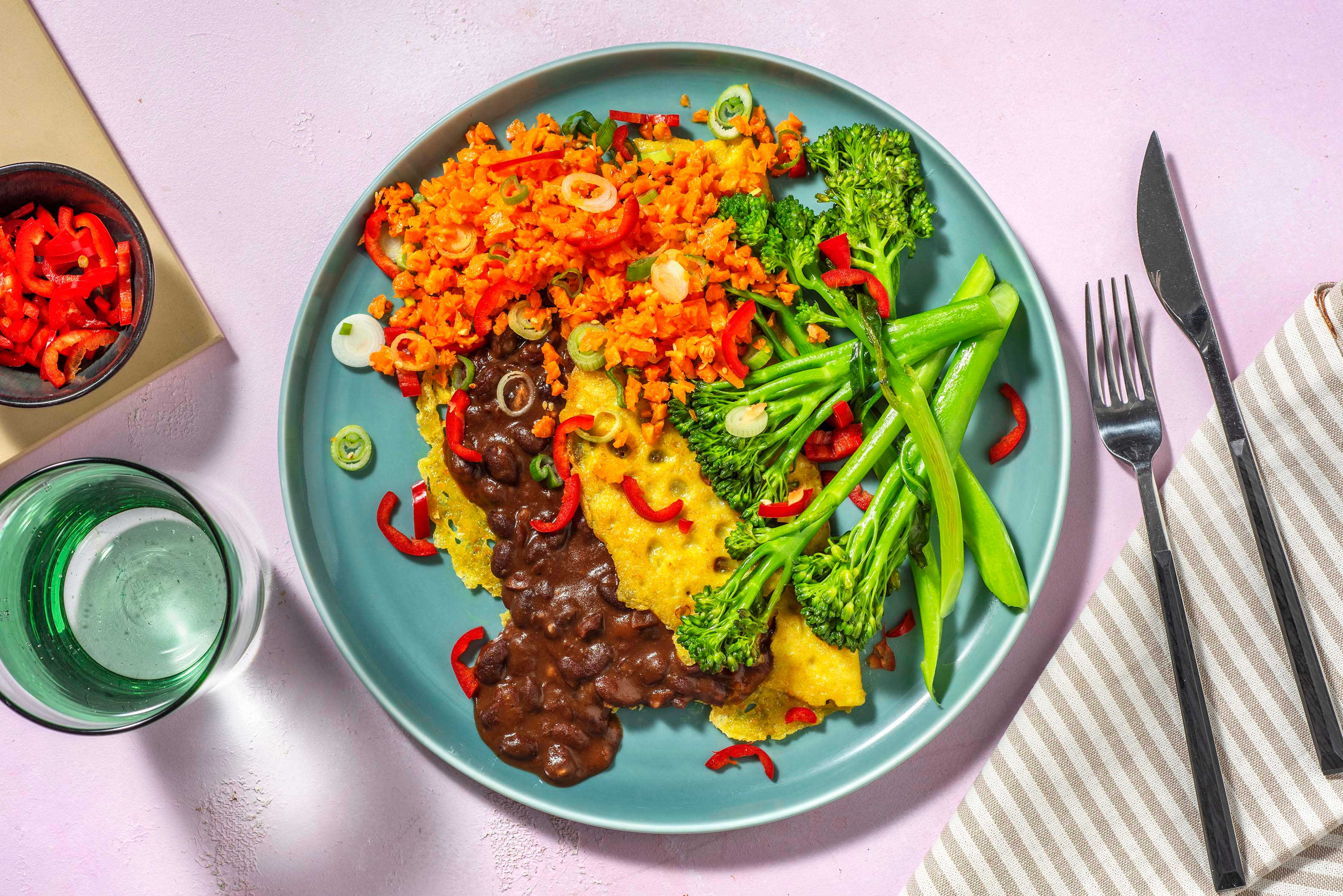 Vietnamesischer Kokos-Curry-Pfannkuchen