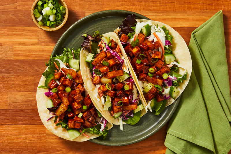 Wraps de tofu à la sauce jerk et BBQ