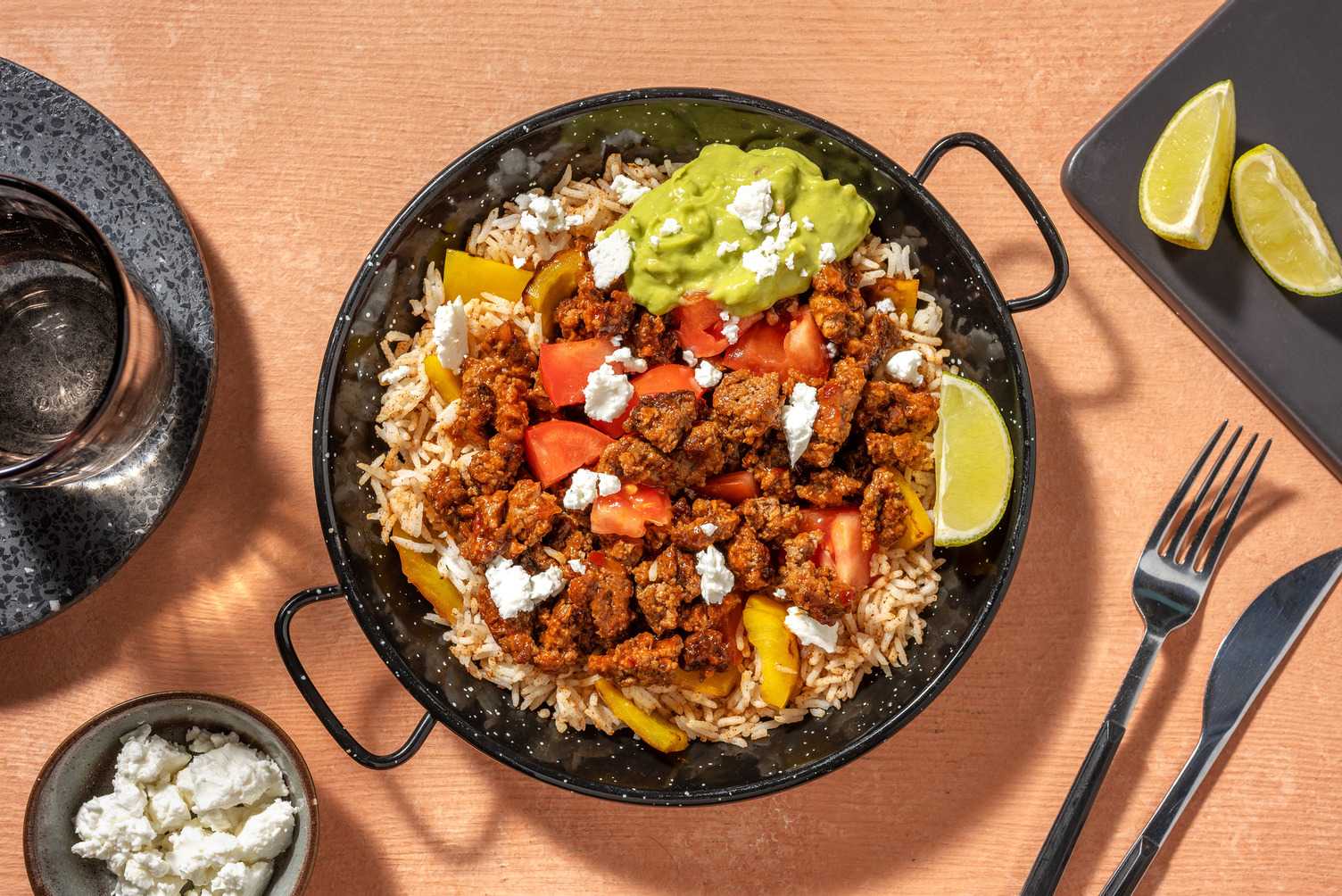 Bols de bœuf tex-mex