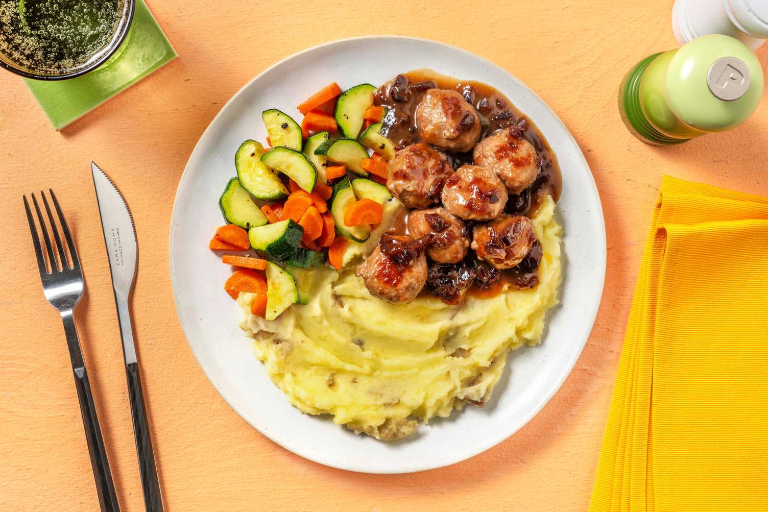 Boulettes de porc au miel