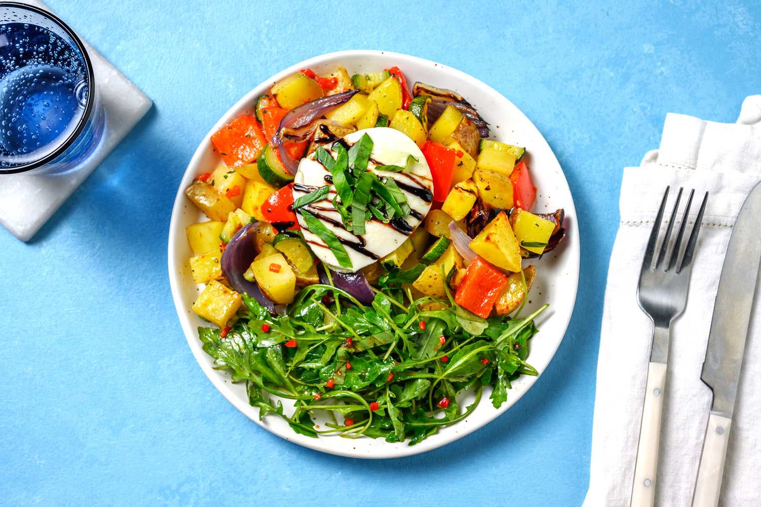 Büffelmozzarella mit süsser Peperoncini-Marinade