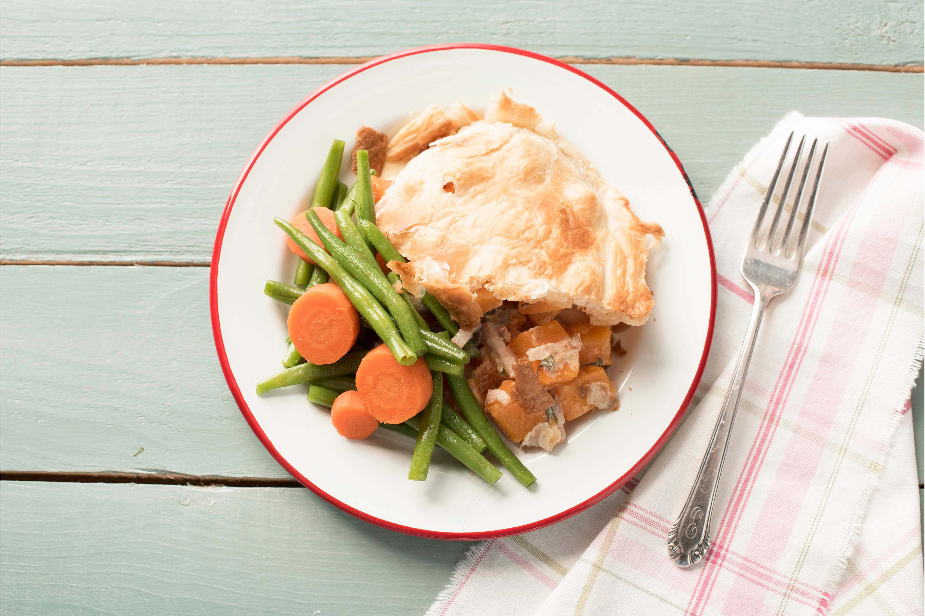Butternut, Sage and Pancetta Pie
