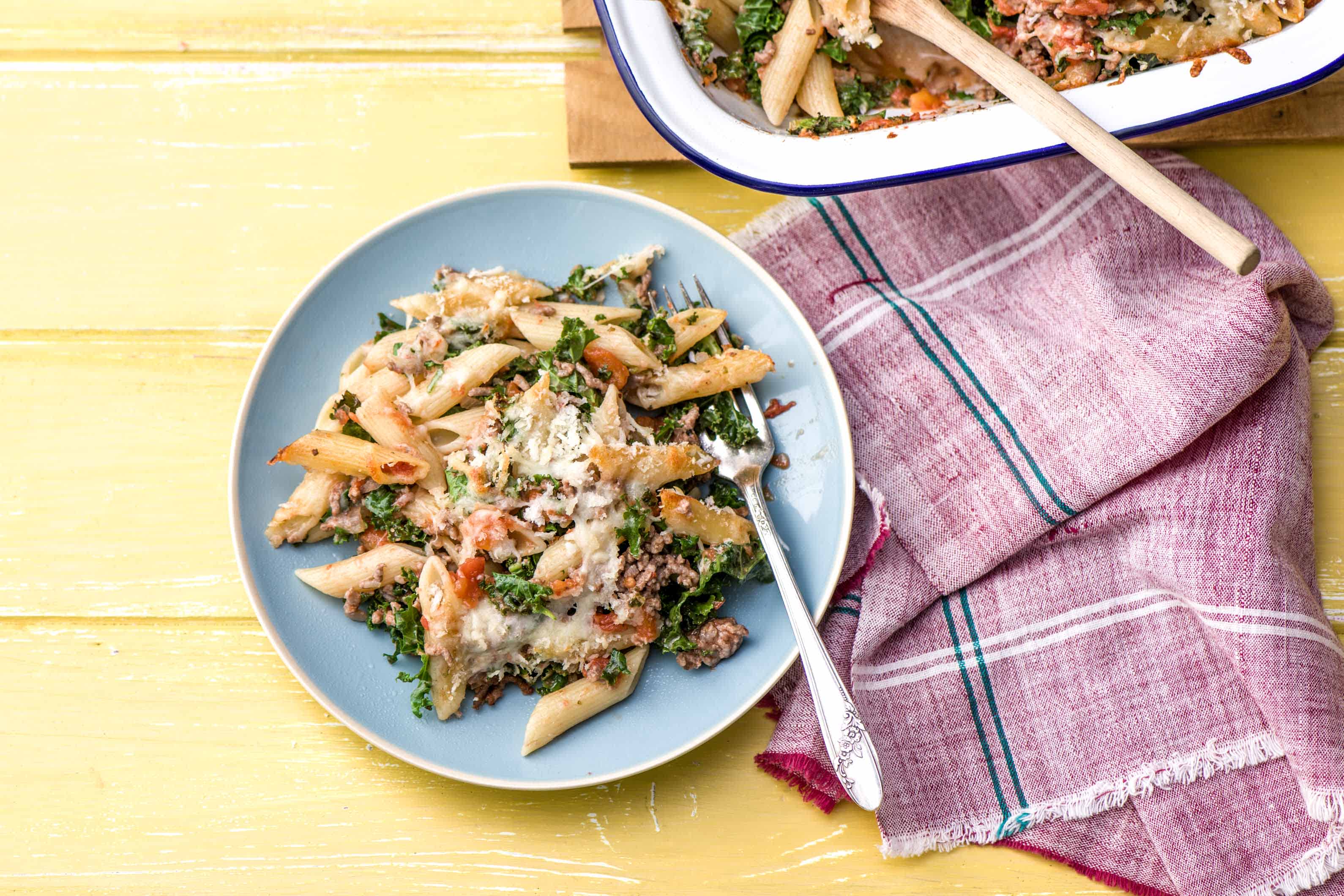 Butternut Squash, Sage and Pancetta Penne Bake
