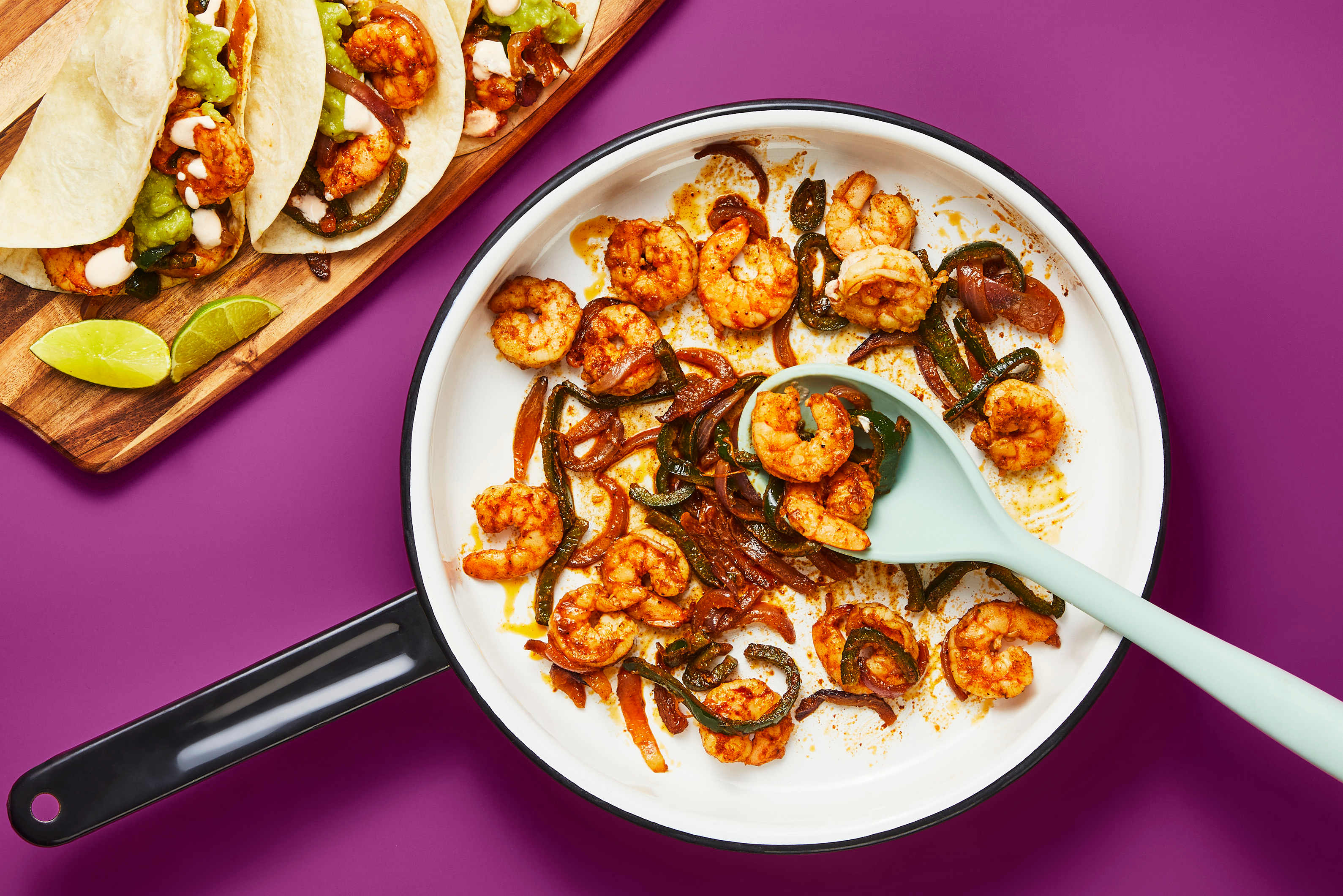 Cantina Shrimp Fajitas