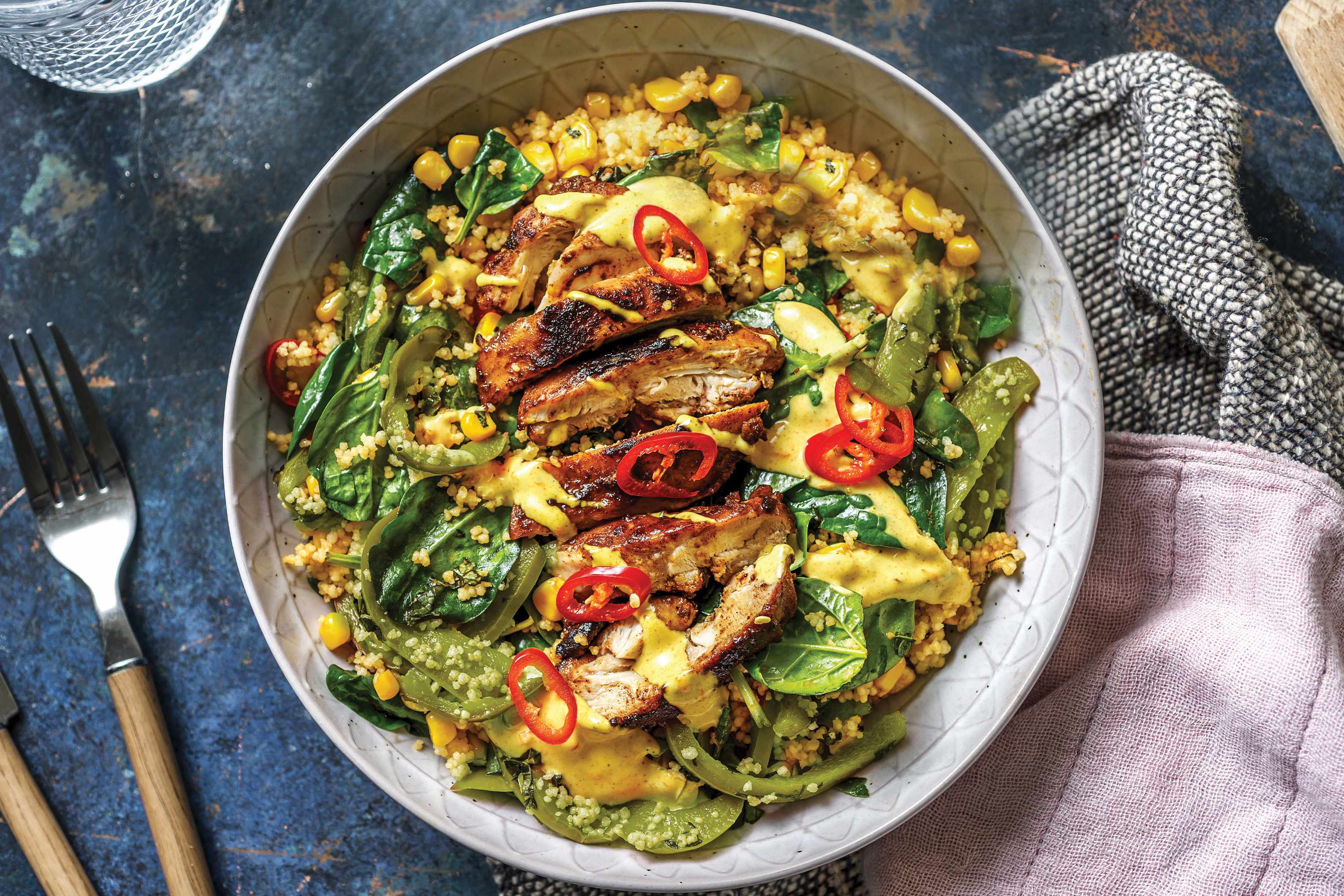 Caribbean Chicken & Couscous