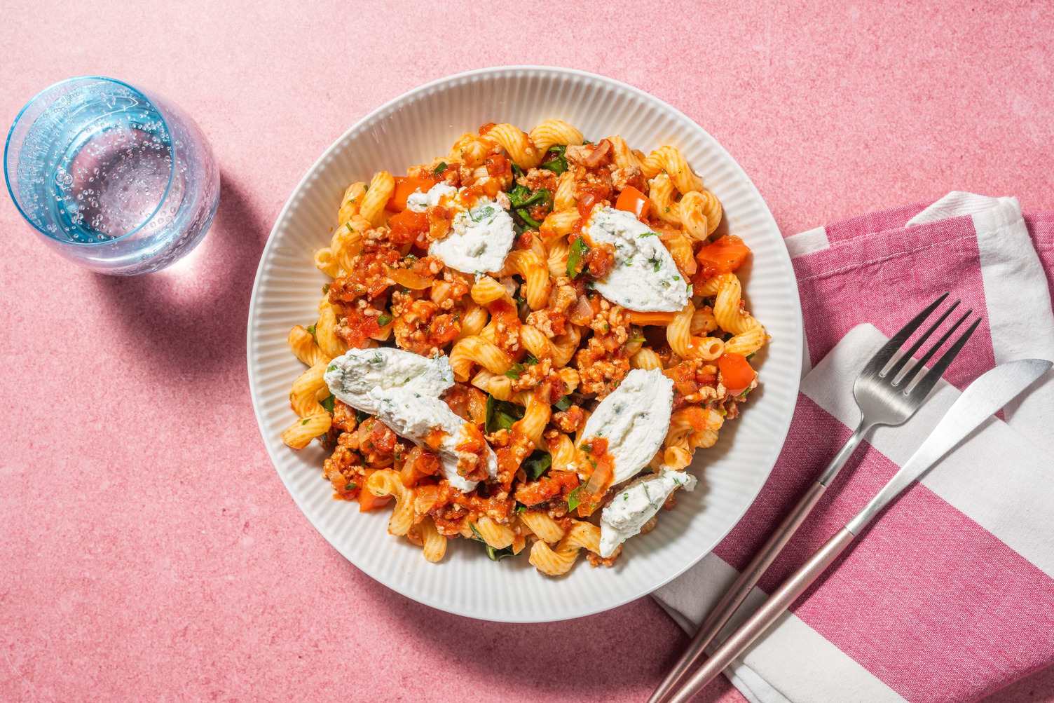 Cavatappis au Beyond Meat®