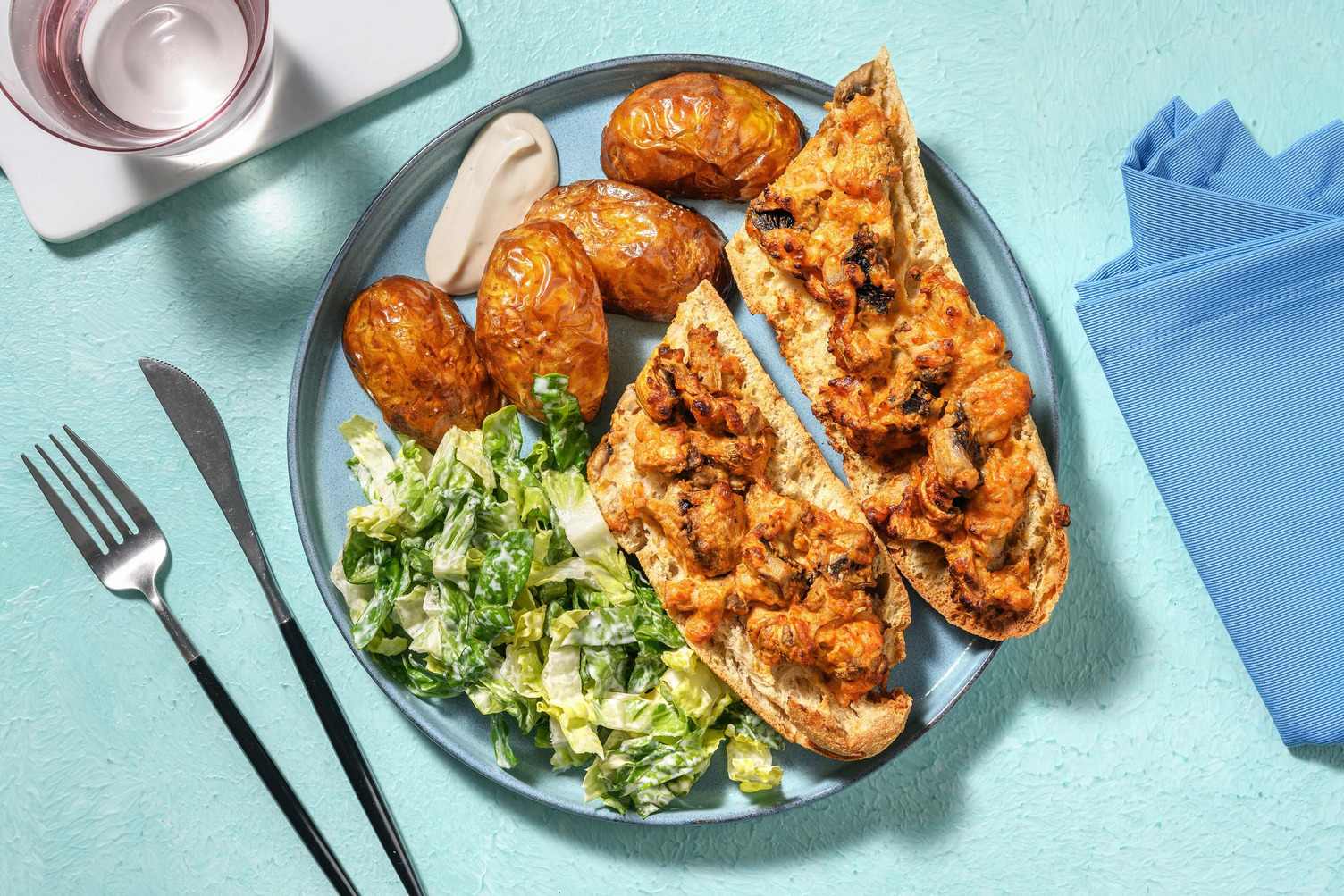 Cheese Melt! Champignon-Ofensandwich