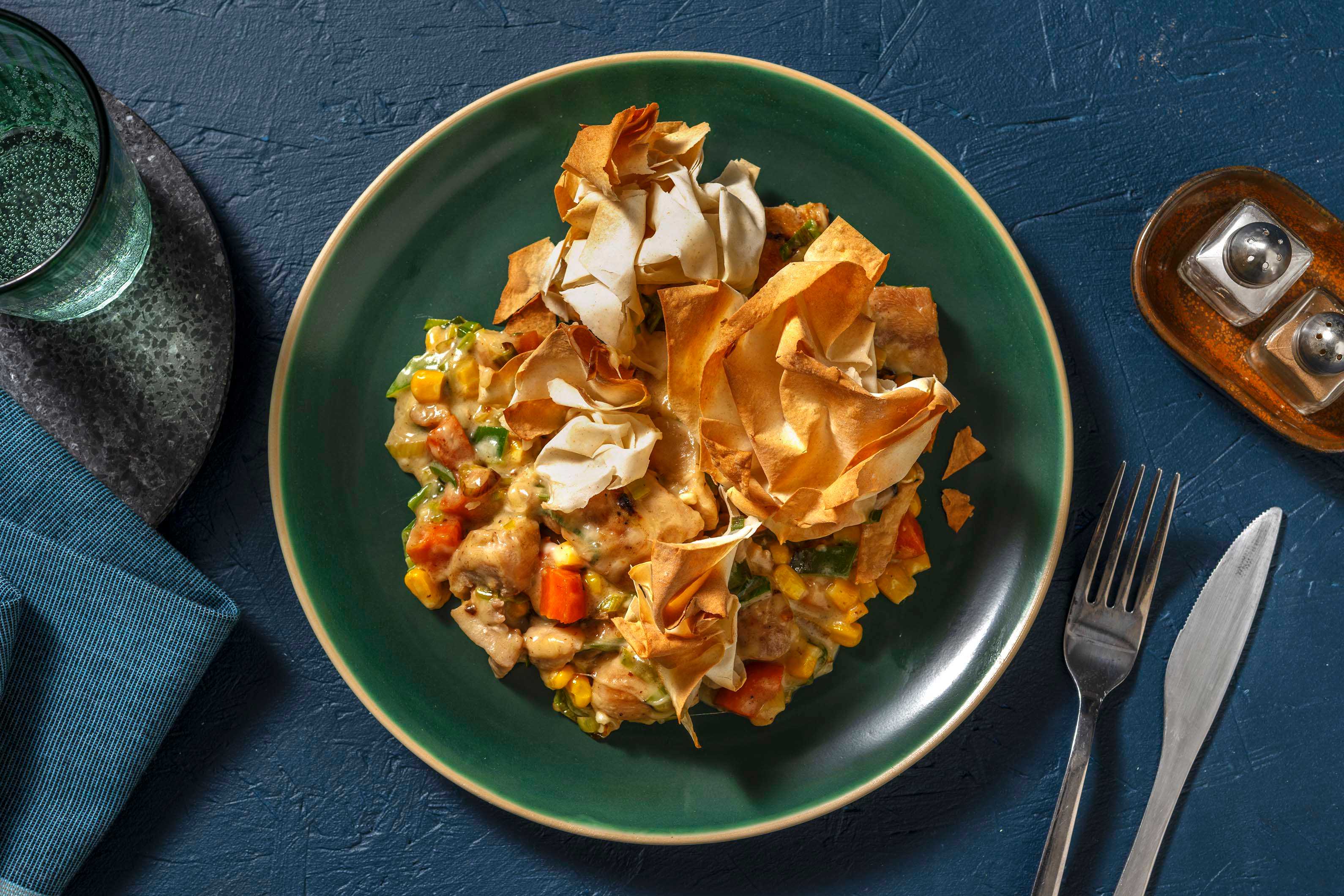 Chicken Pot Scrunch Pie