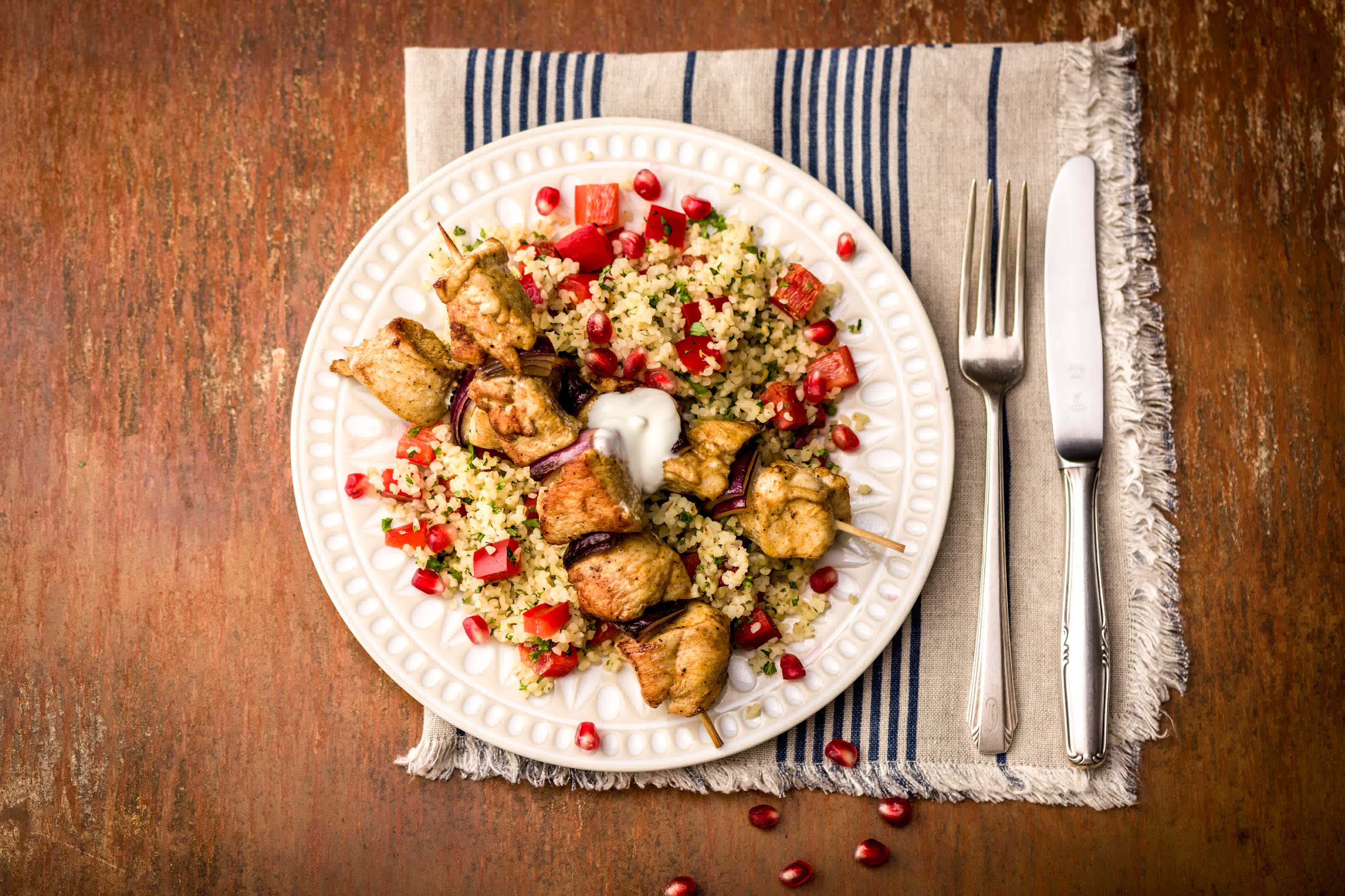 Chicken Shawarma Kebabs