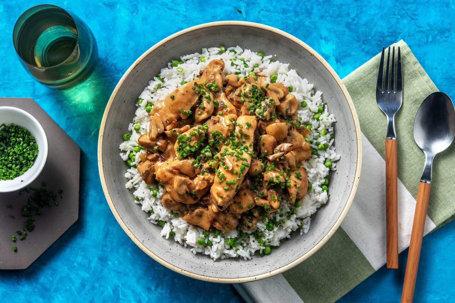 Poulet Stroganoff