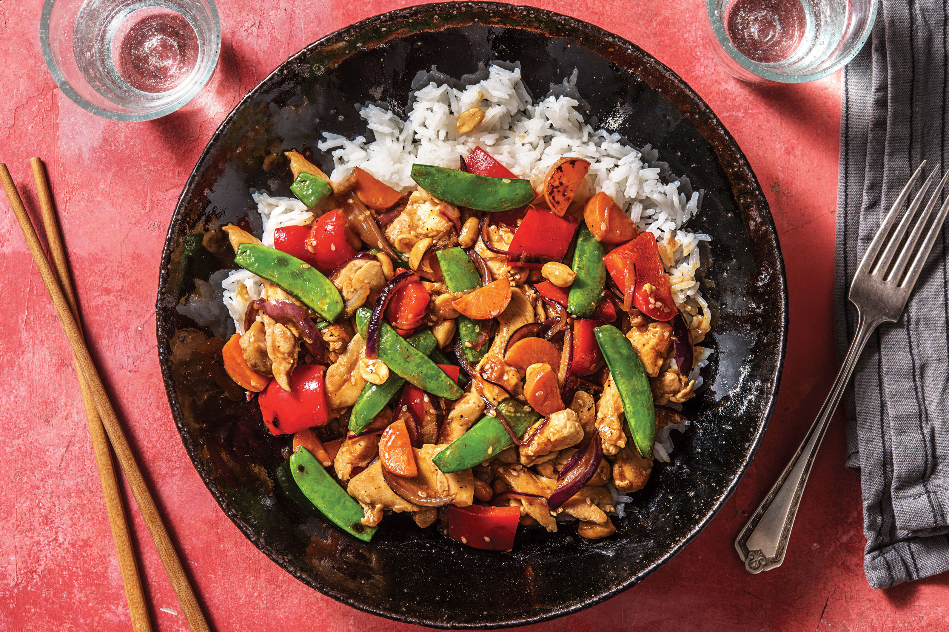 Sesame Ginger Chicken Stir-Fry