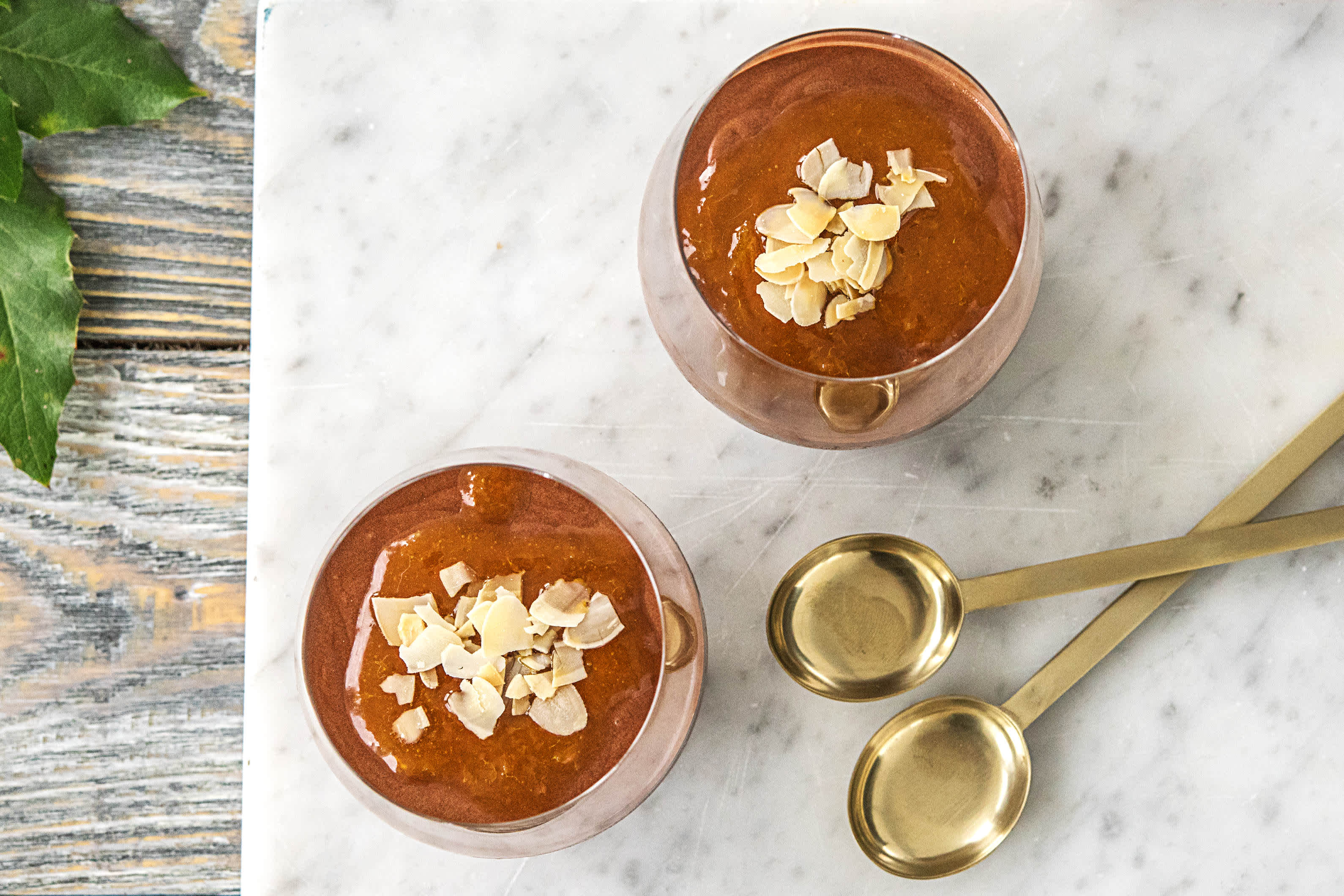 Mousse au chocolat et son coulis d'orange