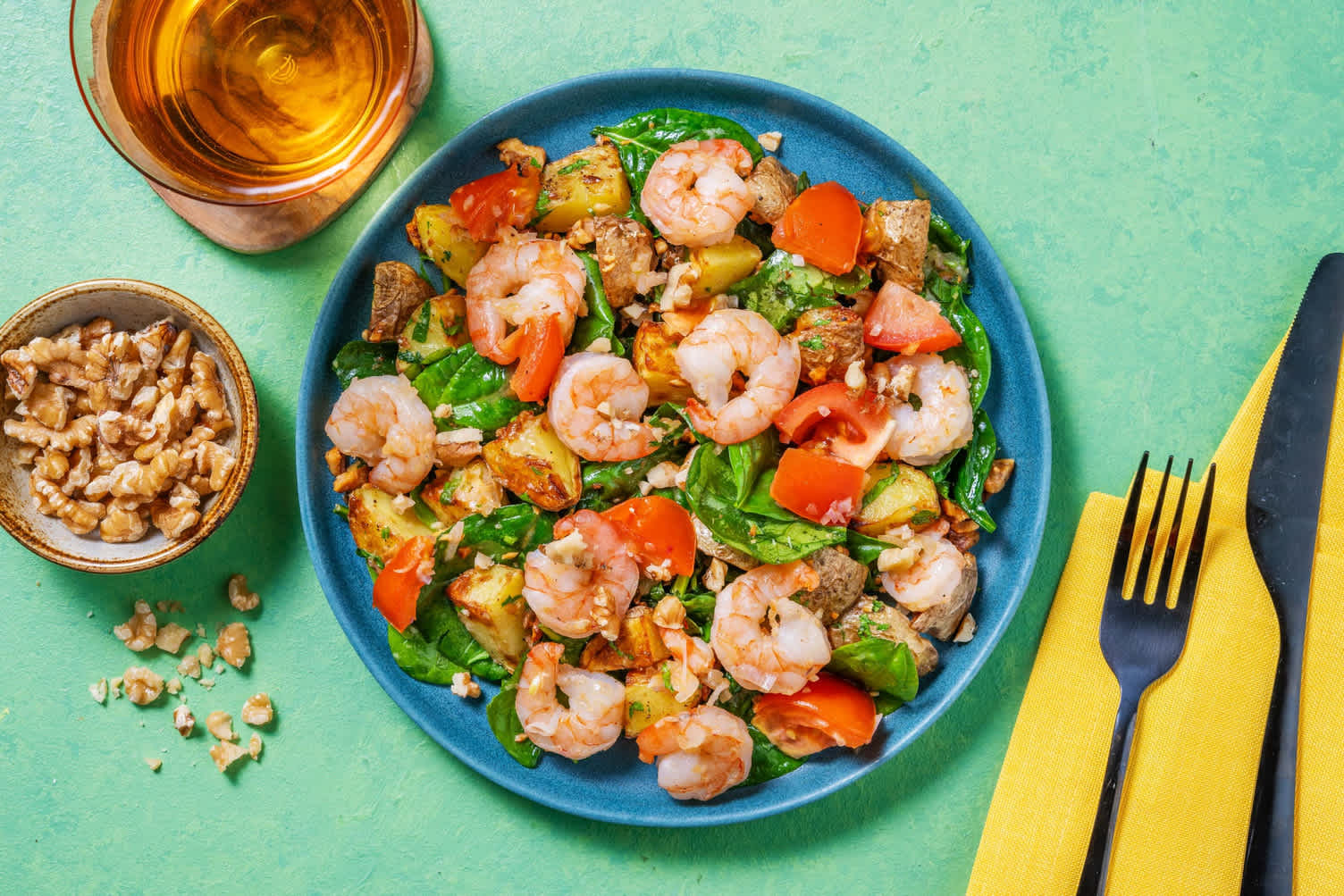 Crevettes à l’ail