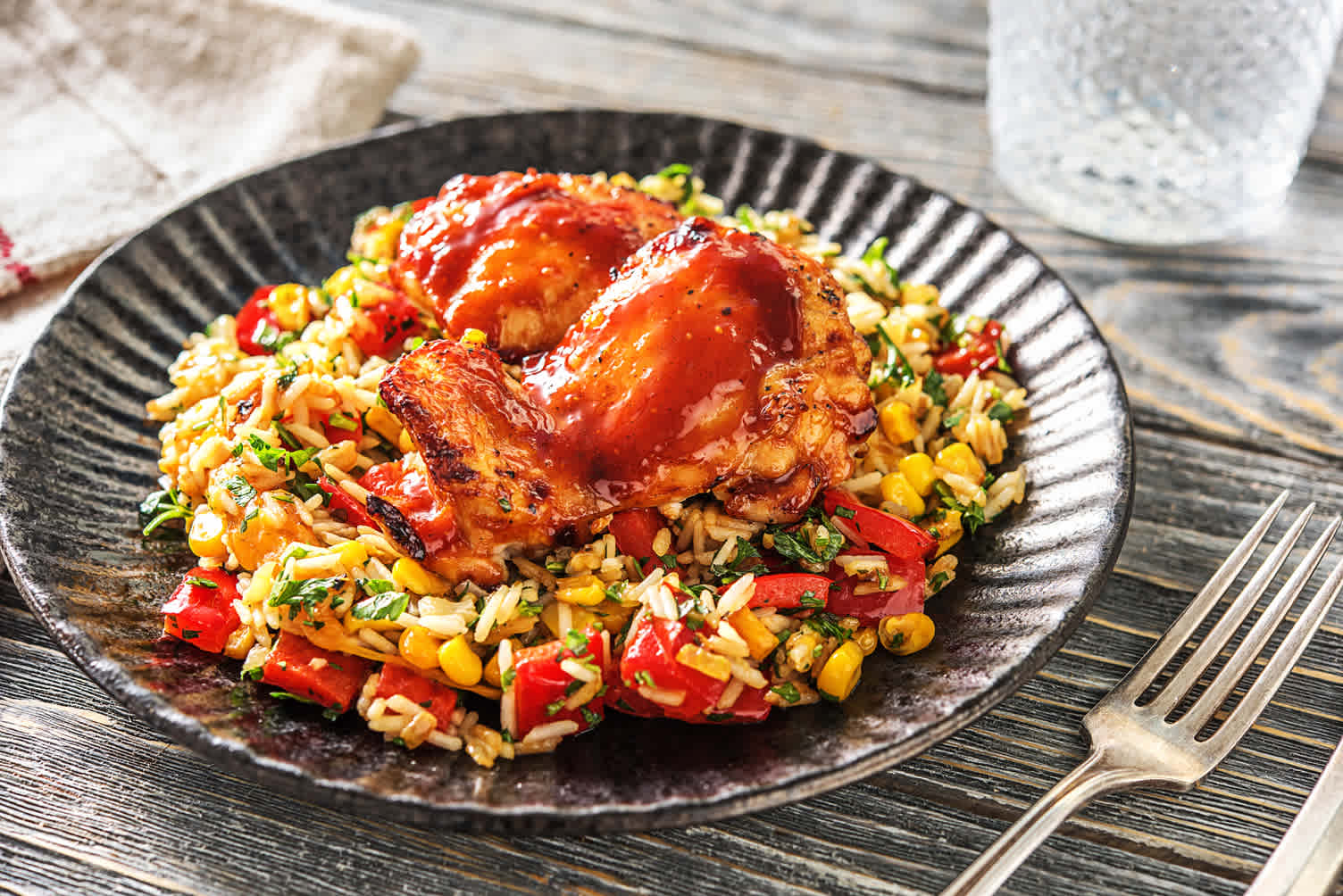 Cuisses de poulet BBQ