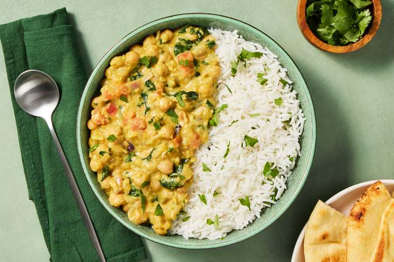 Coconut Chickpea and Lentil Dal
