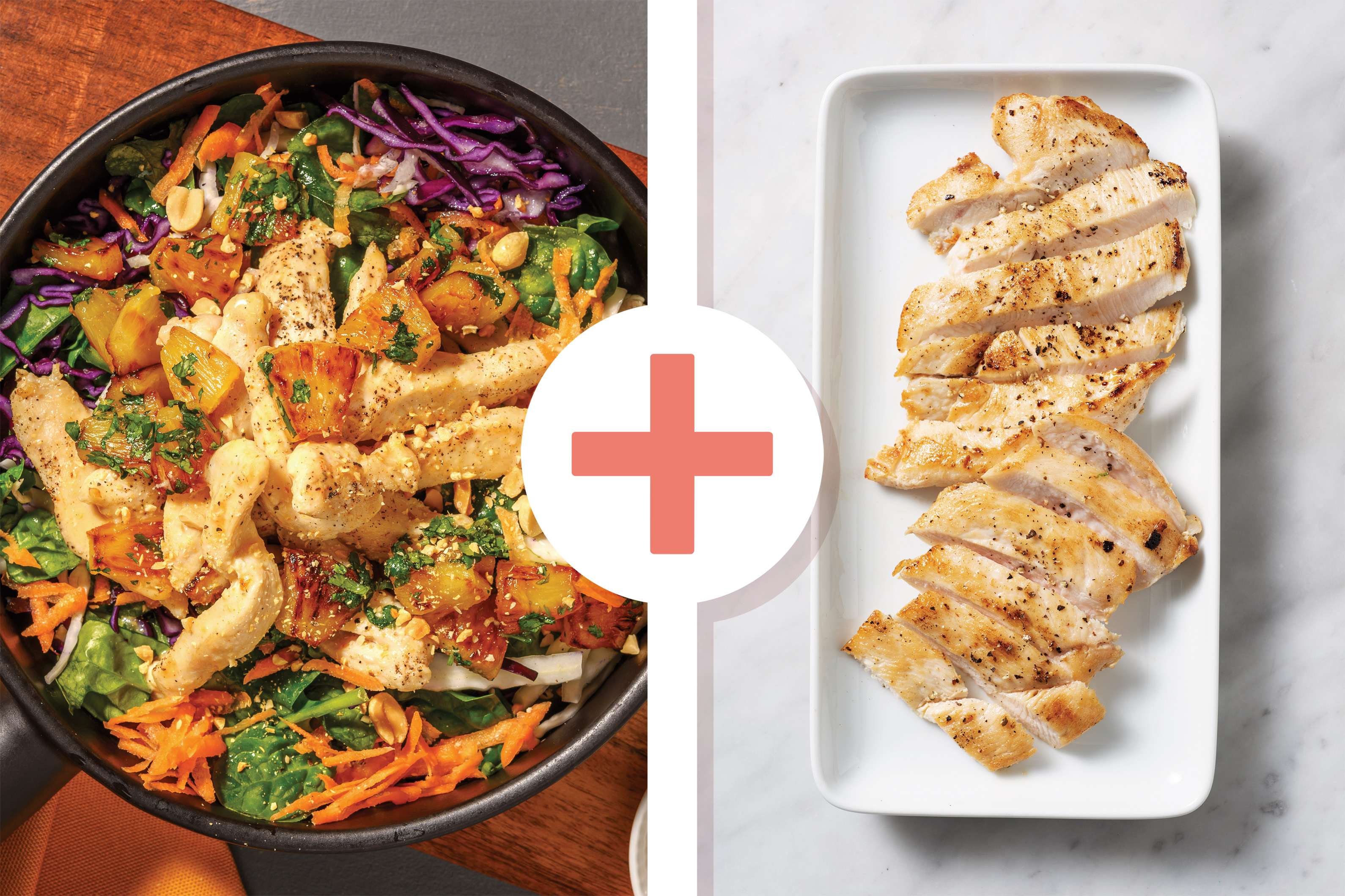 Double Caribbean Chicken & Coconut Sauce