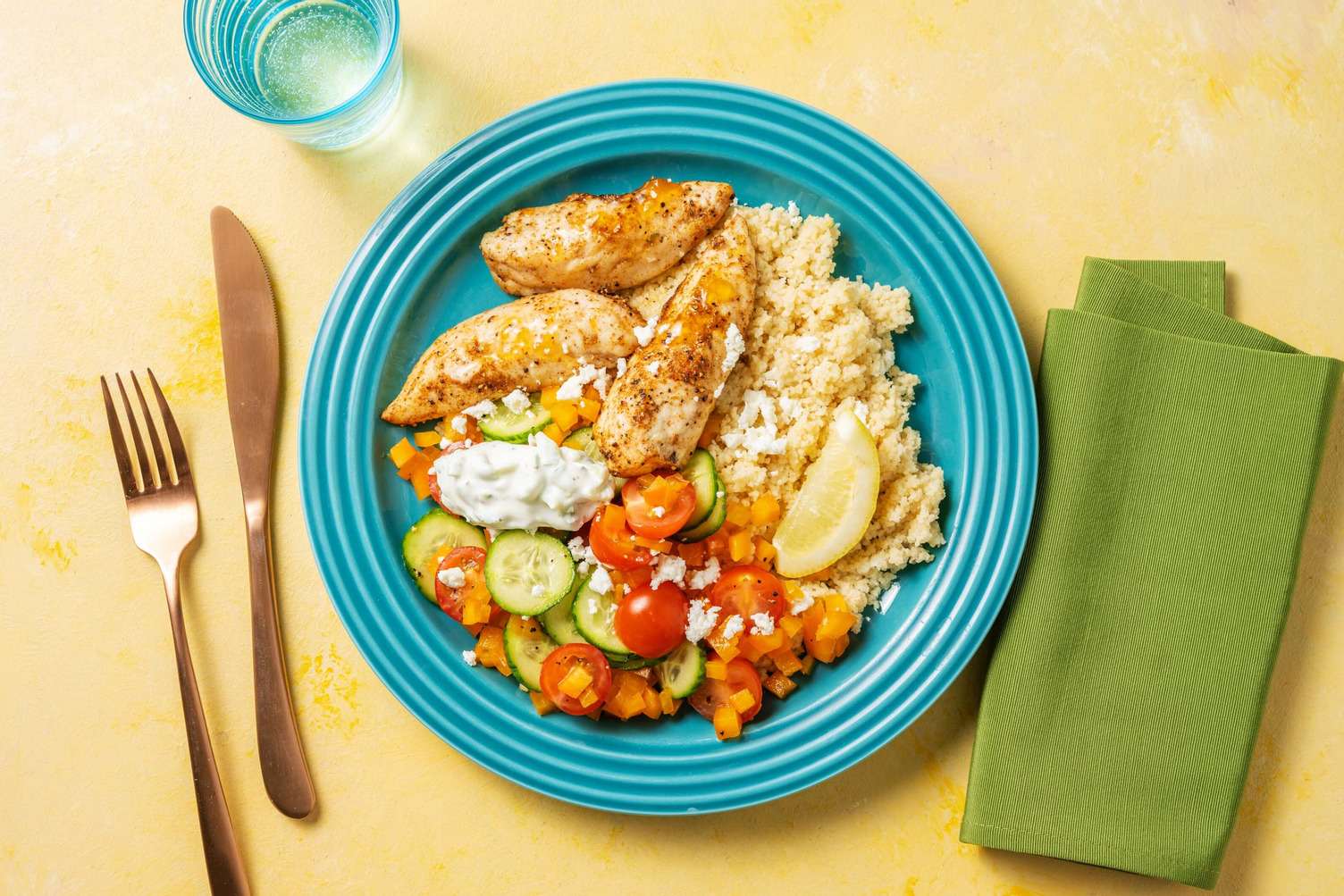 Filets de poulet aux abricots épicés au harissa