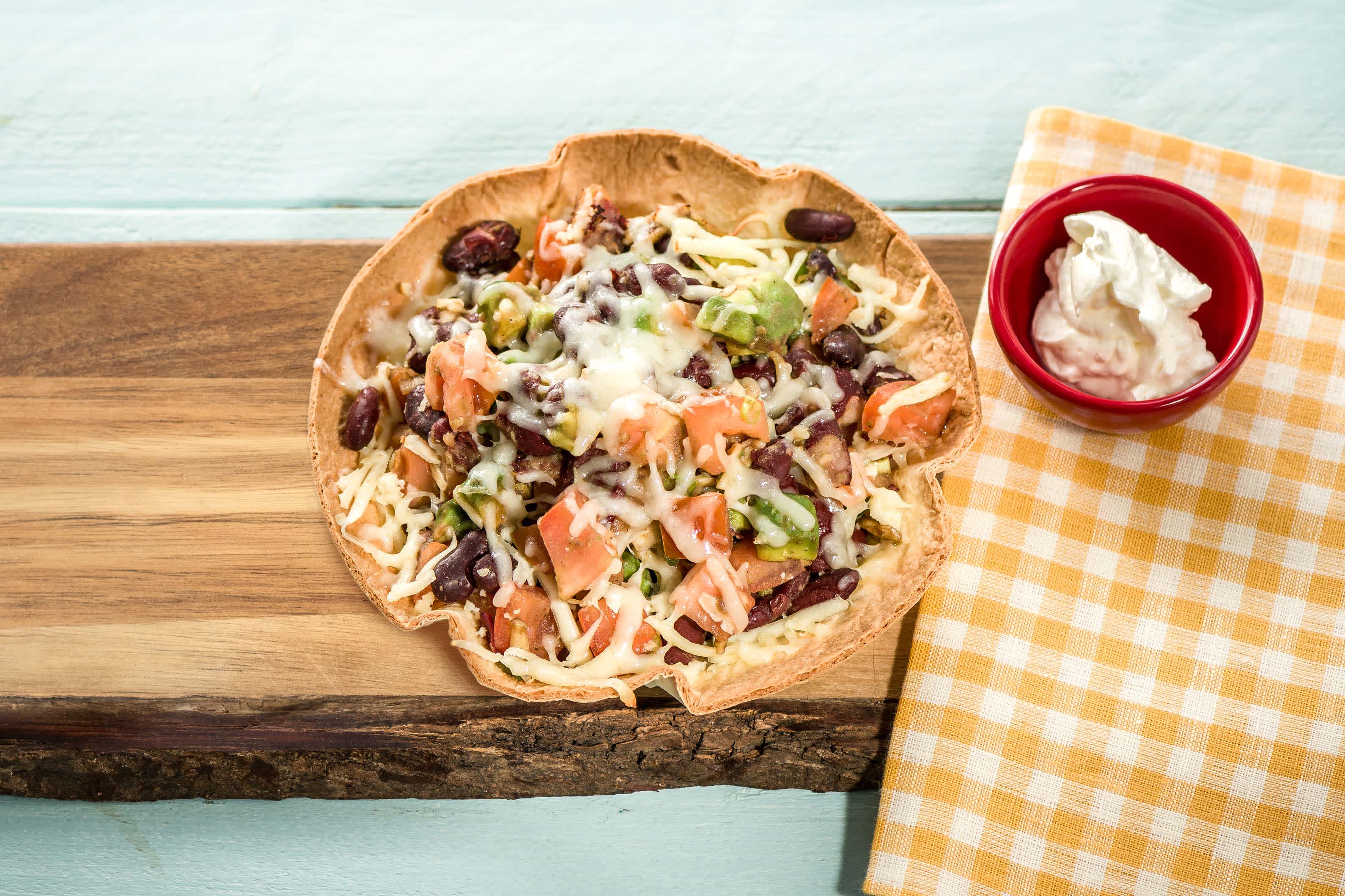 Poulet-Tortilla-Bowl