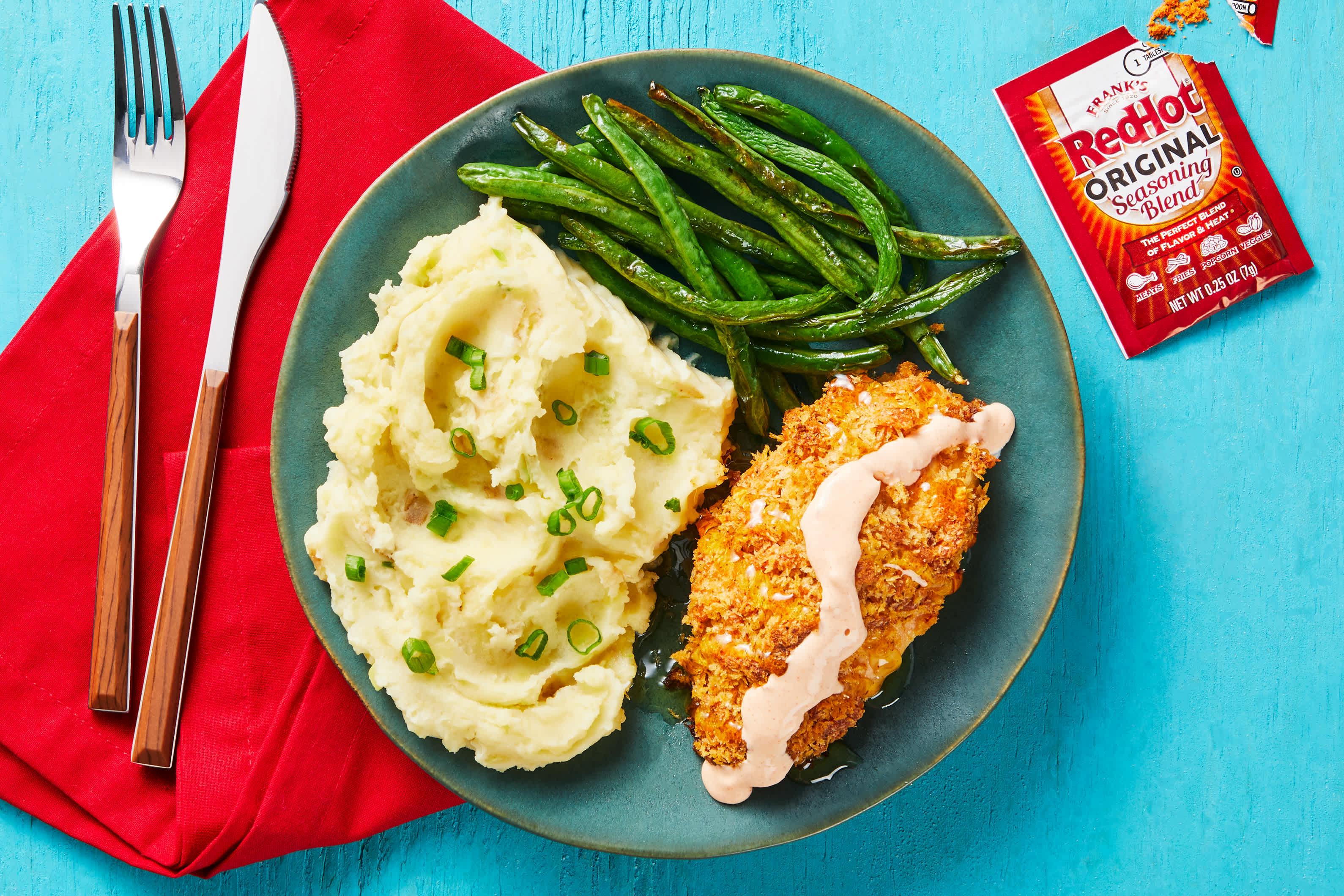Frank’s RedHot®-Spiced Crispy Chicken